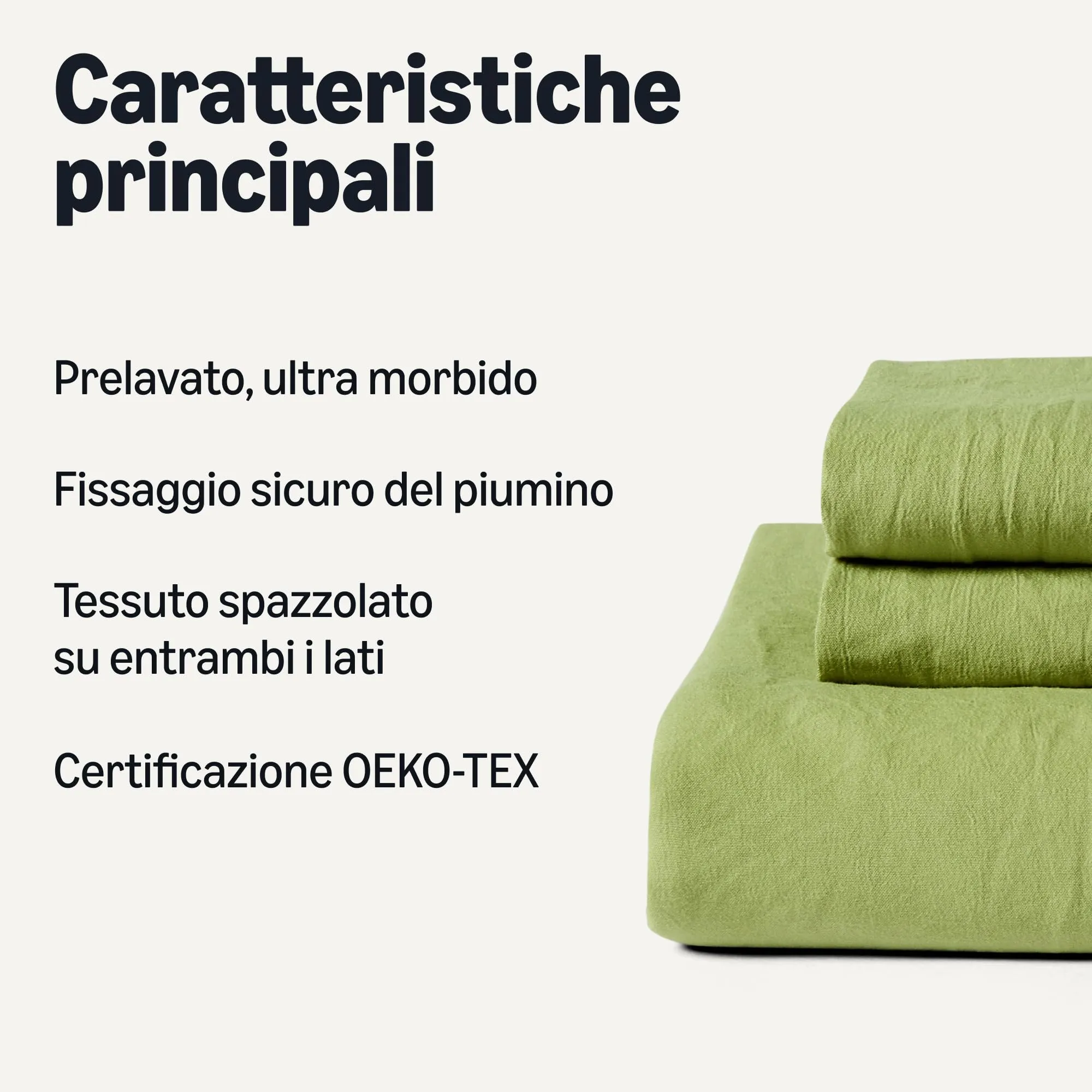 Amazon Basics Set Copripiumino Matrimoniale in Microfibra, 240 x 220 cm e 2 Federe 50 x 80 cm, Verde - immagine 2