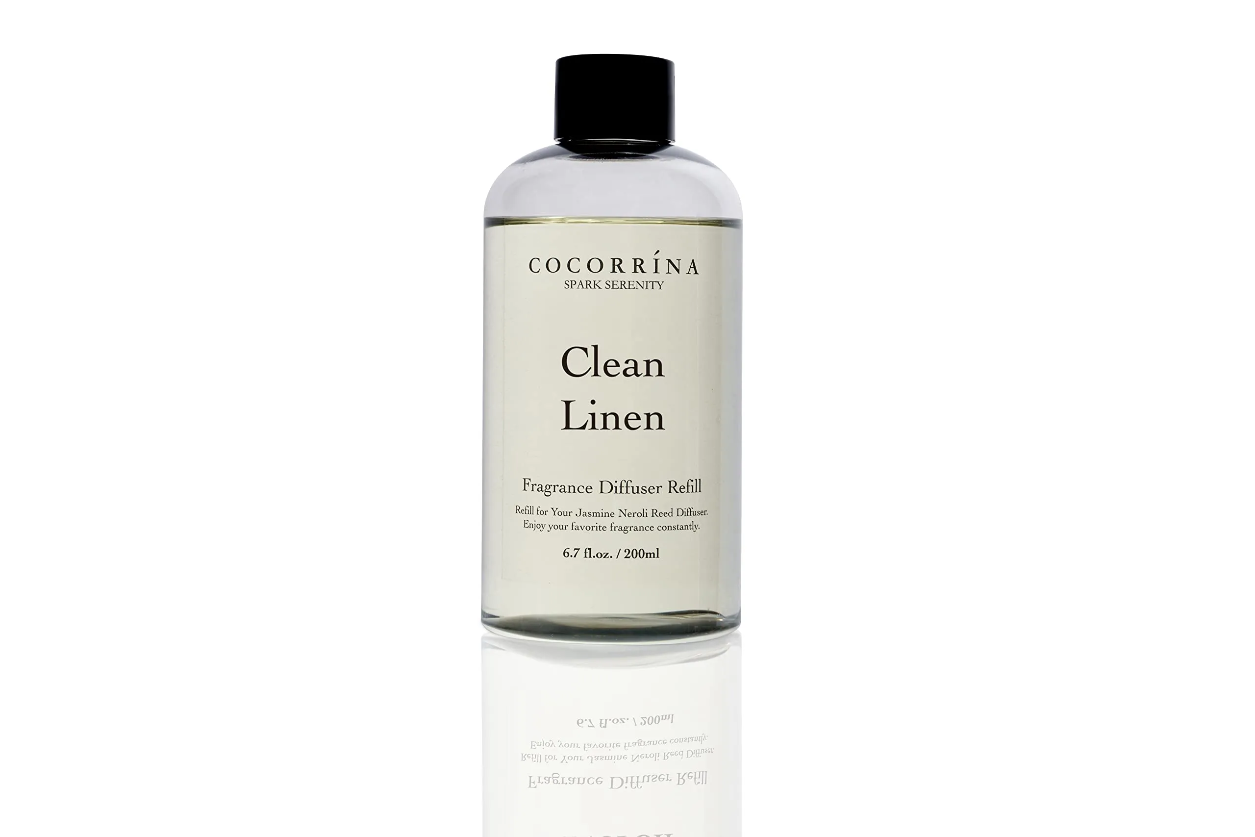 COCORRÍNA Ricarica Diffusore Ambiente Clean Linen, 200ml con 8 Bastoncini - immagine 4