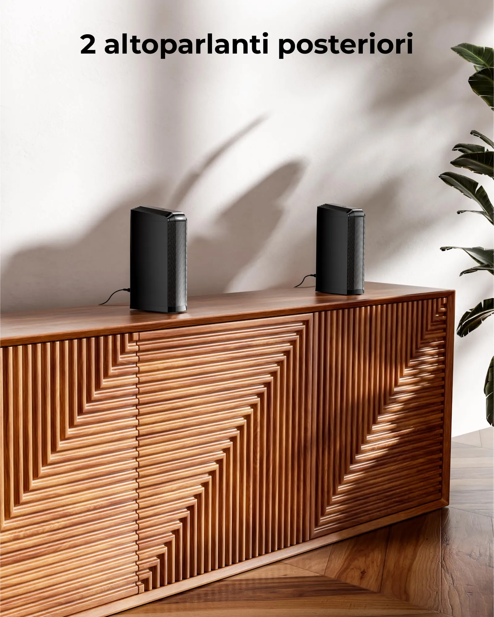 ULTIMEA Apollo S70 Ultra Soundbar Surround Virtuale 7.1ch, Subwoofer 6,5", 410W, Luci RGB, HDMI, App - immagine 3