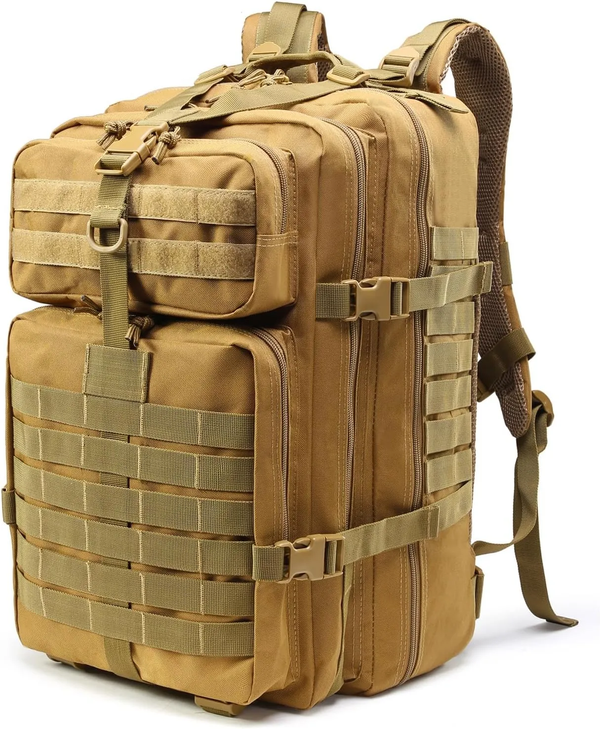 SHANNA Zaino Tattico Militare 45L Impermeabile con Sistema Molle per Hiking, Campeggio e Trekking - immagine 1