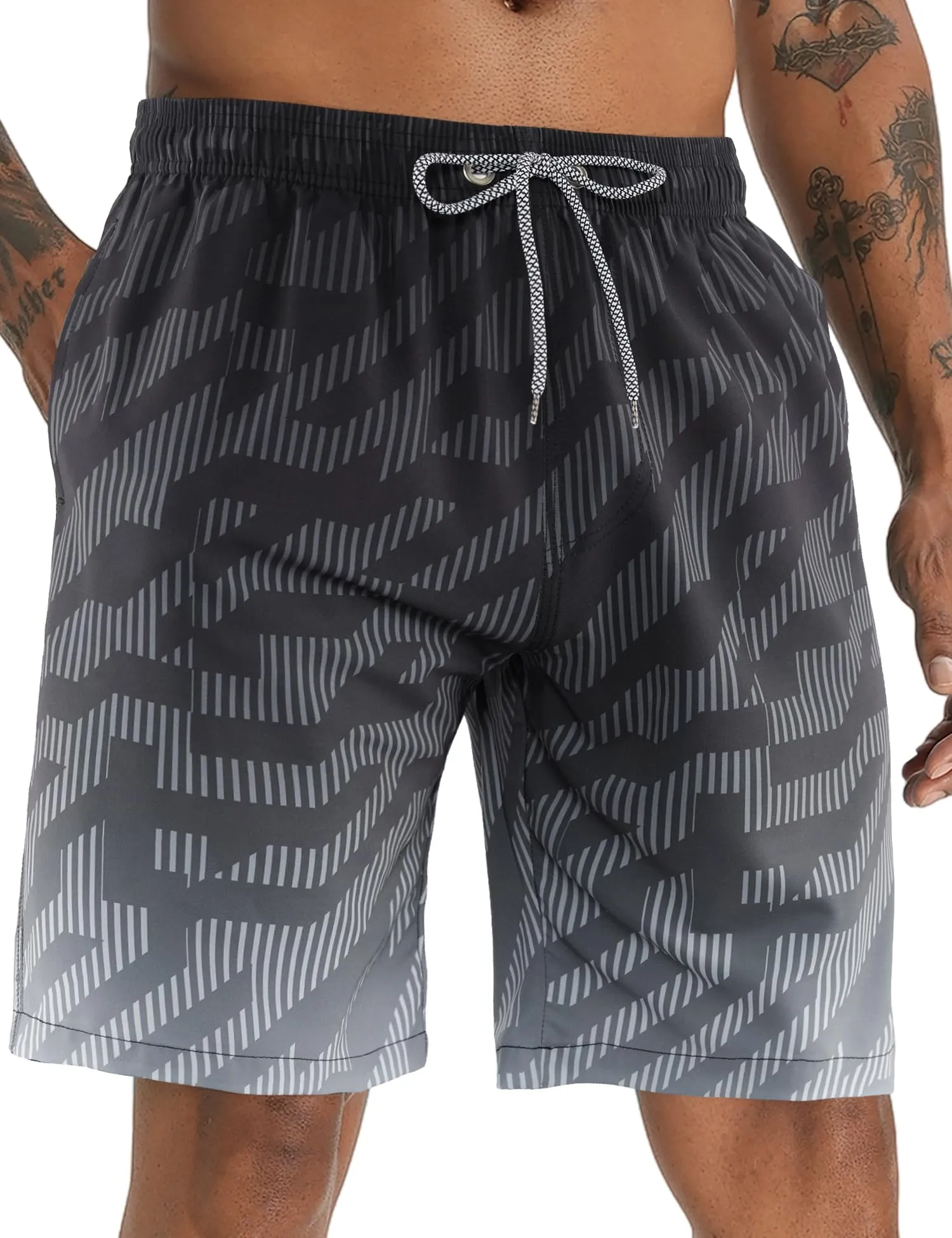 APTRO Pantaloncini da nuoto da uomo ad asciugatura rapida, 5XL - immagine 1