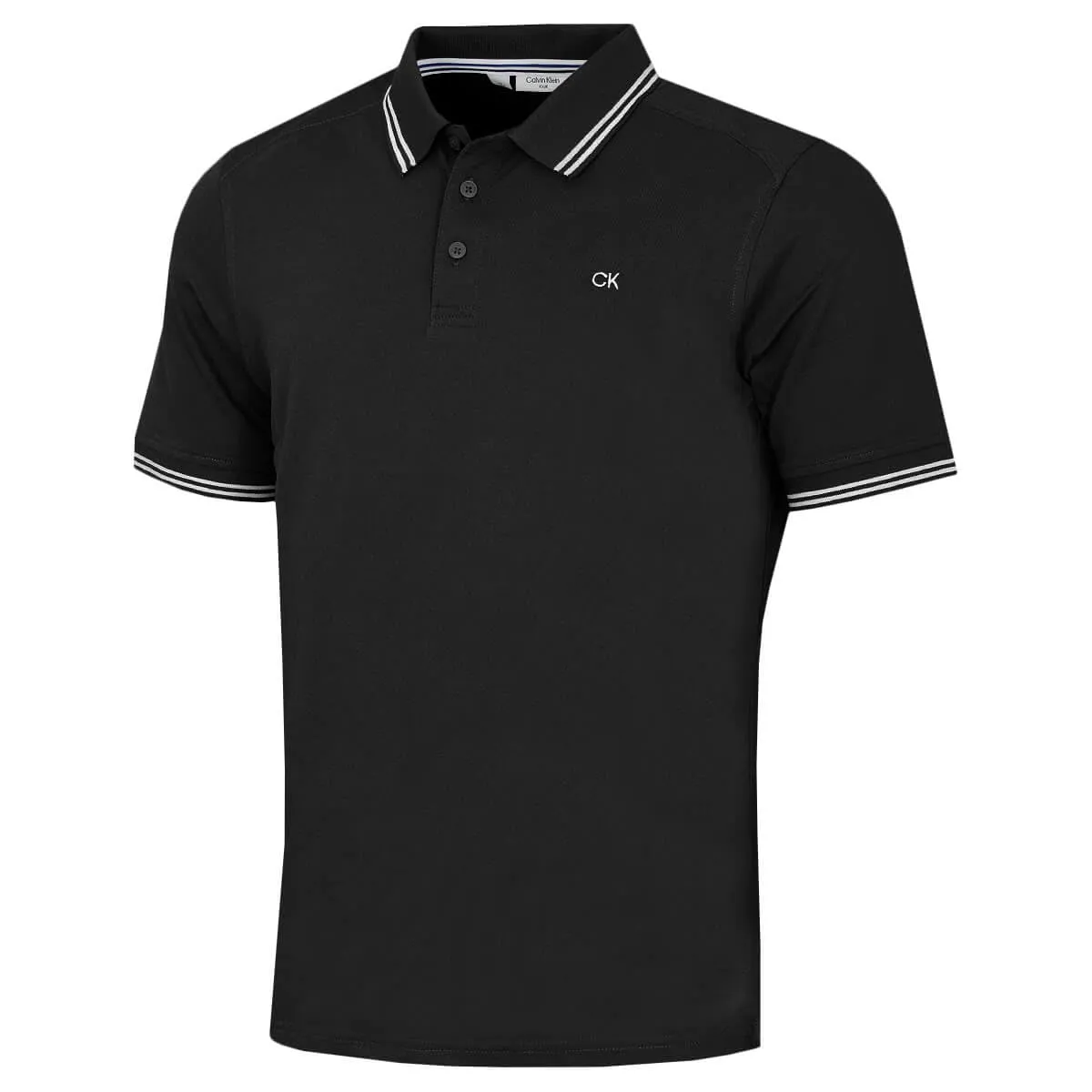 Calvin Klein Polo Golf Leggera Campus Uomo - Punta Nera - XL - immagine 1