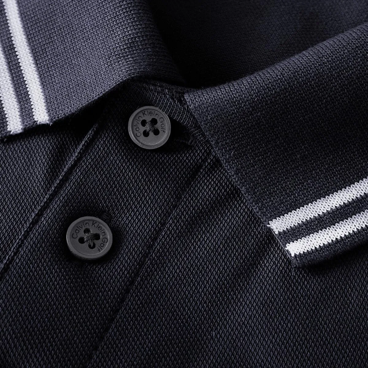 Calvin Klein Polo Golf Leggera Campus Uomo - Punta Blu Navy - XXL - immagine 6