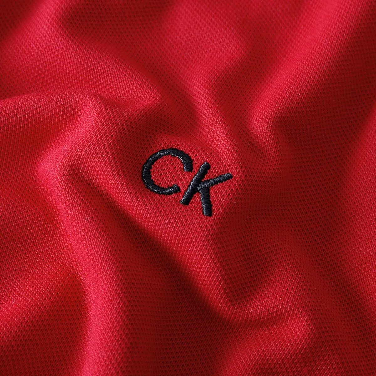 Calvin Klein Polo Golf Uomo Campus Rossa - L - immagine 5