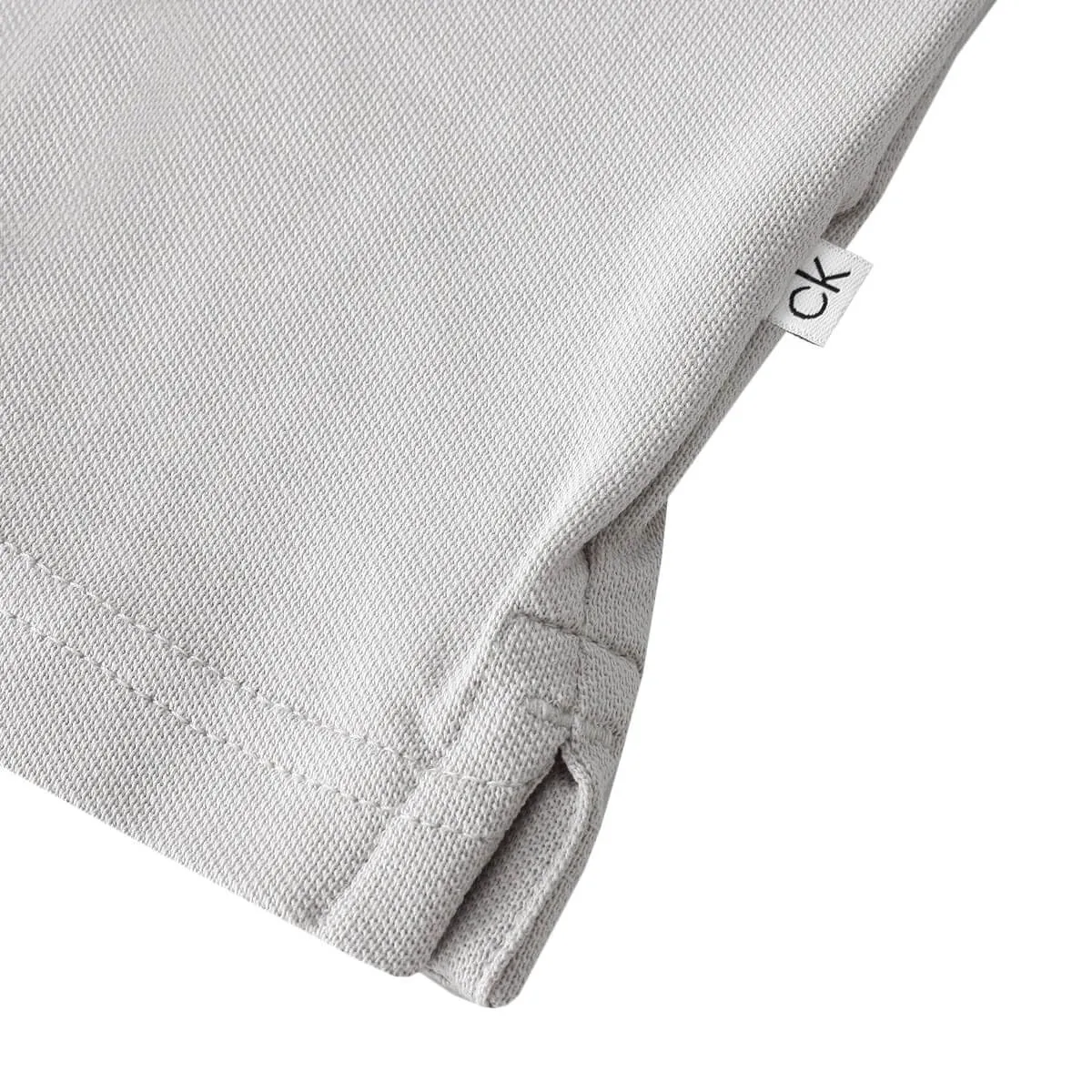 Calvin Klein Polo Golf Uomo Campus a 3 Bottoni Colletto - Argento - 4XL - immagine 6
