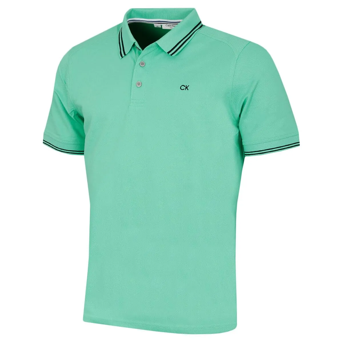 Calvin Klein Polo Golf Leggera Campus Uomo - Punta Menta - L - immagine 1