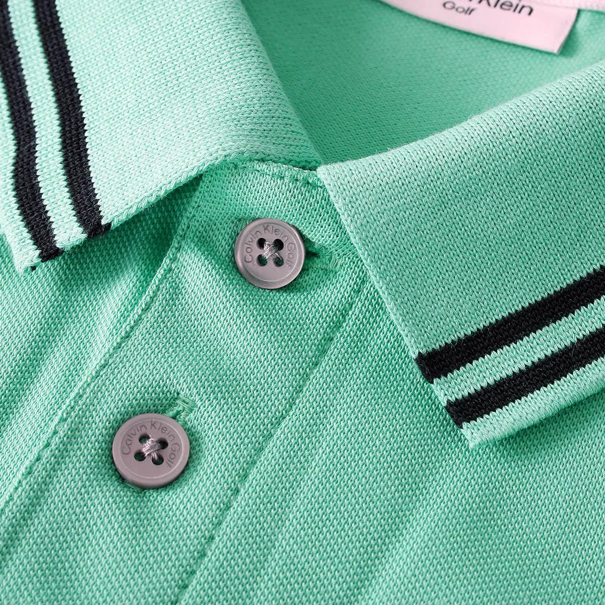 Calvin Klein Polo Golf Leggera Campus Uomo - Punta Menta - L - immagine 6