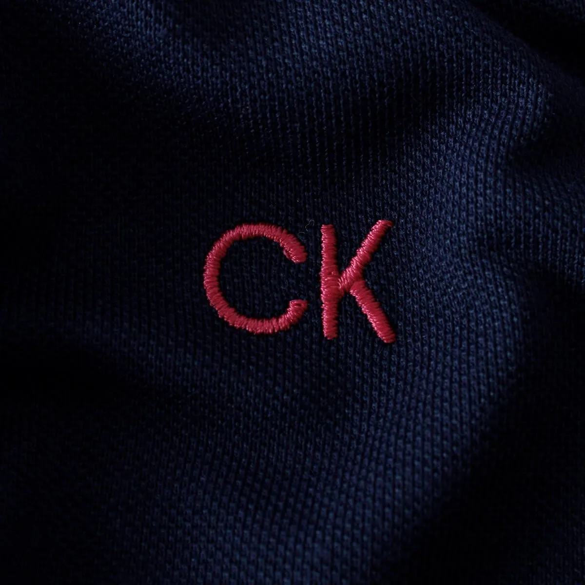 Calvin Klein Oxford Prep Campus Men's Golf Polo - Navy Blue - M - immagine 5
