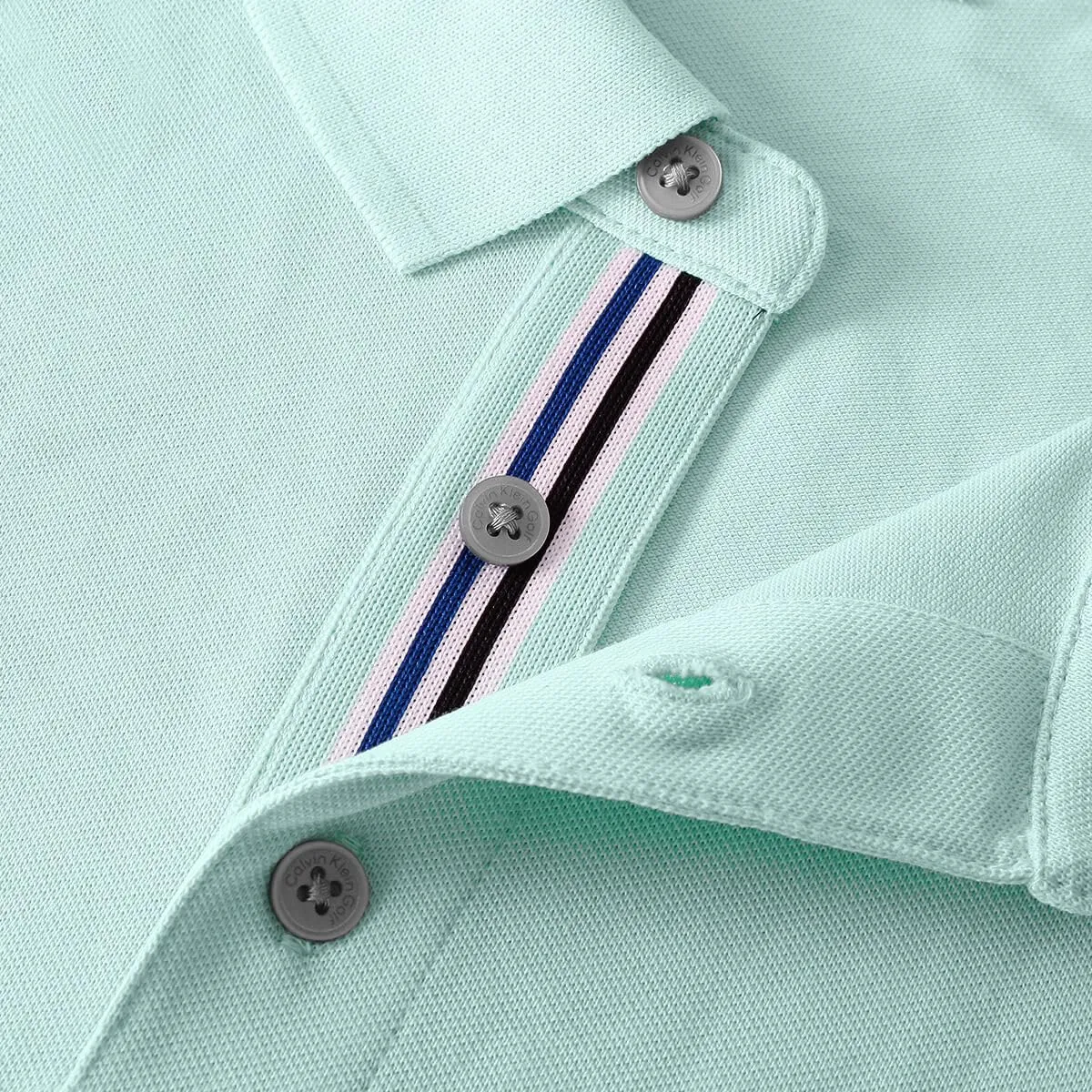 Calvin Klein Polo Golf Uomo Campus Aqua Sport - M - immagine 6