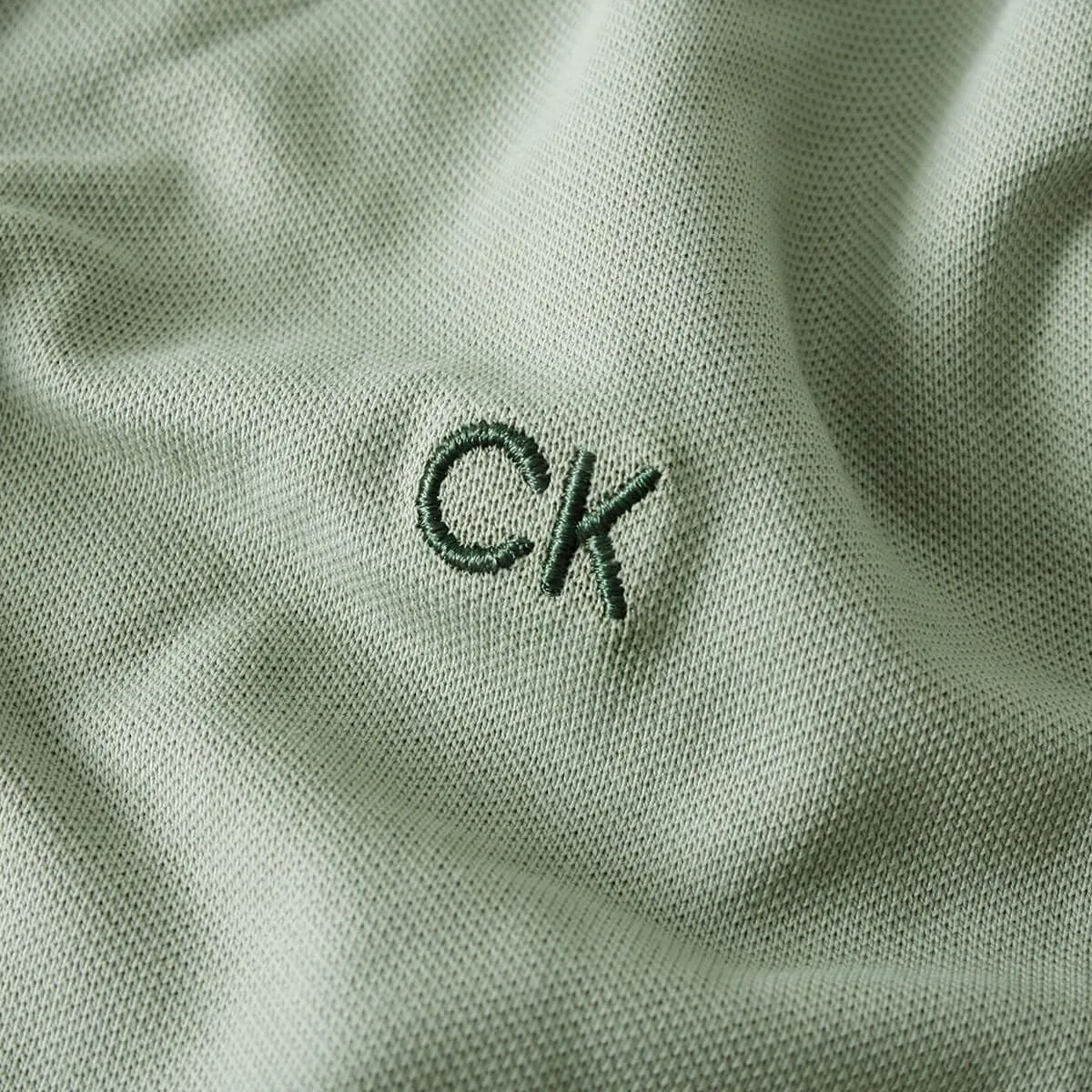 Calvin Klein Polo Golf Uomo Campus Sage Camo - 5XL - immagine 5