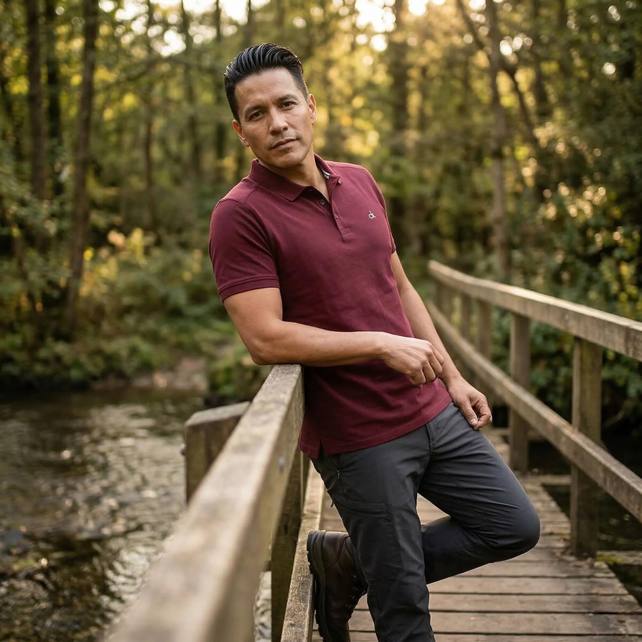 Calvin Klein Polo Golf Uomo Campus Borgogna - 5XL - immagine 8