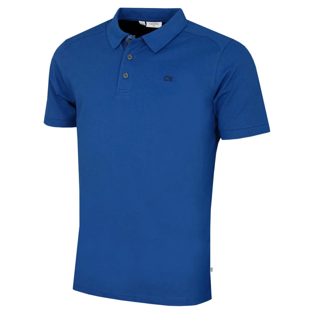 Calvin Klein Polo Golf Uomo Campus Dresden Blue Camo - L - immagine 1