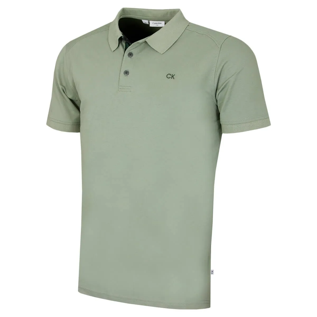 Calvin Klein Polo Golf Uomo Campus Sage Camo - M - immagine 1