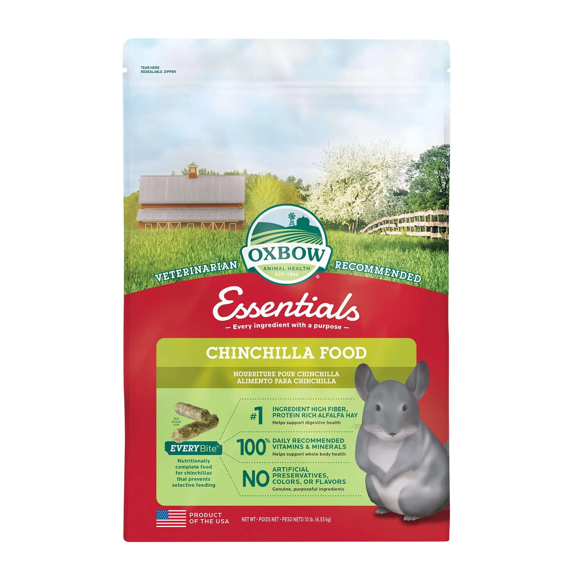 Oxbow Mangime per Chinchilla - 4500 g - immagine 2