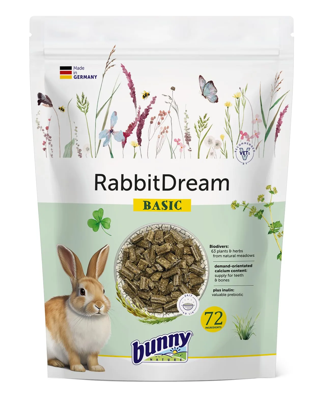 Bunny Dream Basic per Conigli Nani - 1500 g - immagine 1
