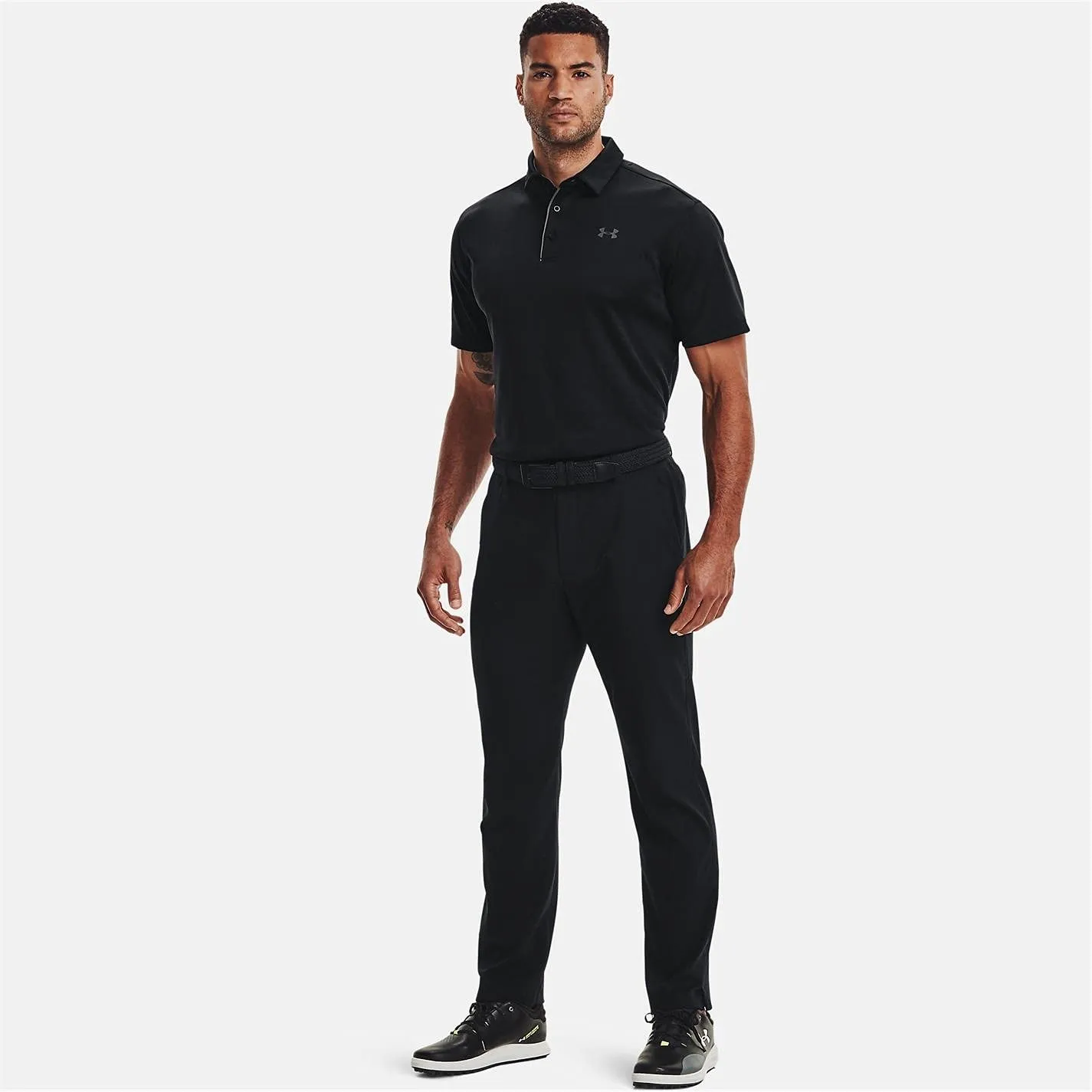 Under Armour Tech Polo Uomo, Nero (Black/Graphite 001), XS - immagine 6
