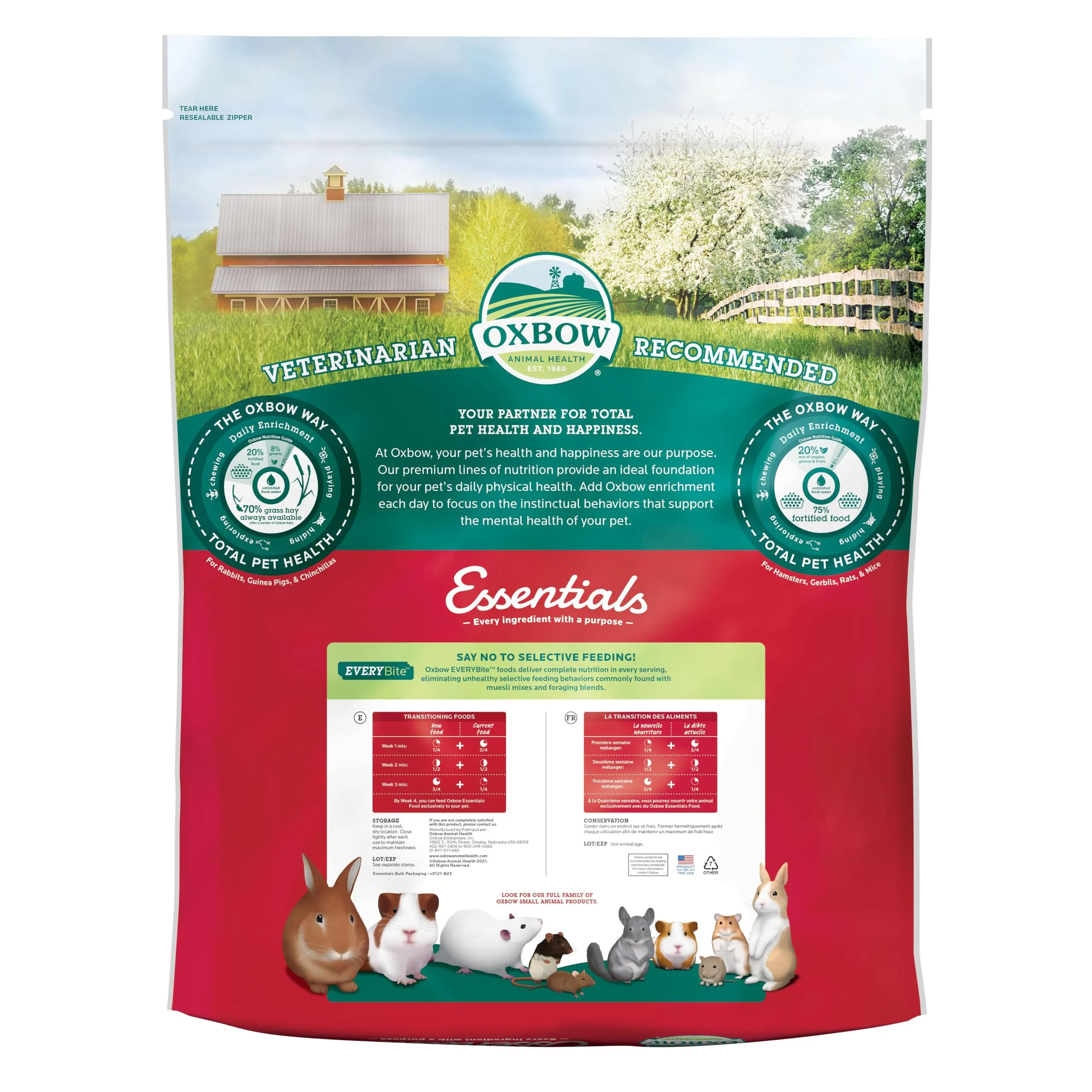 Oxbow Mangime per Chinchilla - 11.34 kg - immagine 3