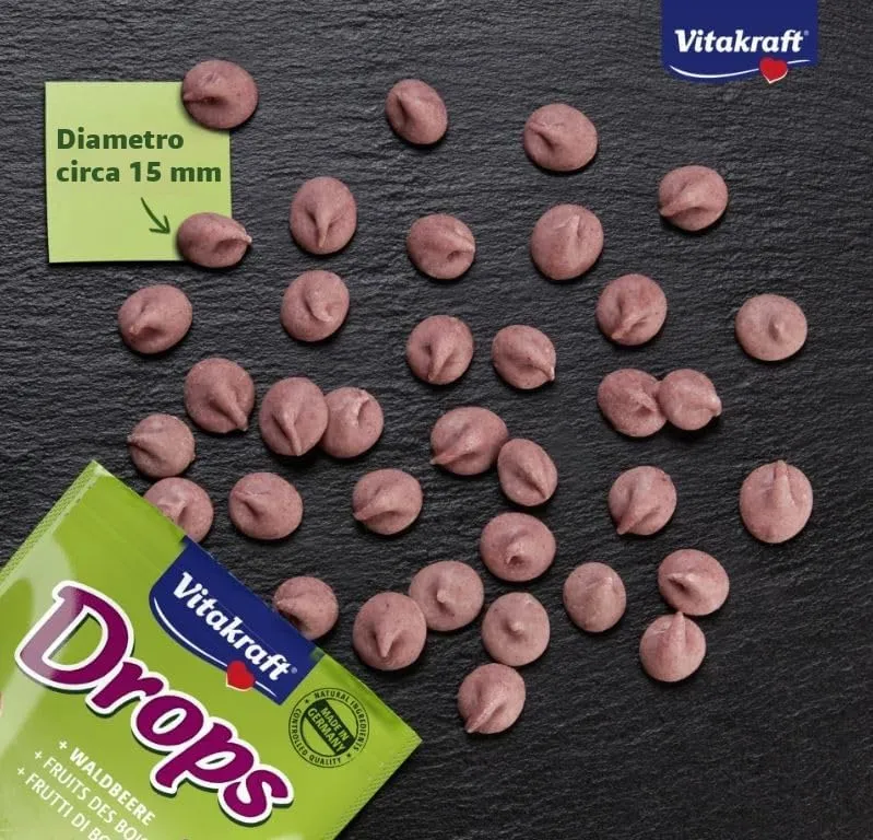 Vitakraft Drops Snack per Roditori con Frutti di Bosco, senza zuccheri aggiunti, 75g - immagine 4
