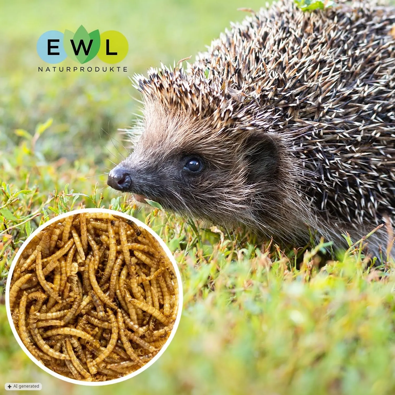 EWL Naturprodukte Vermi della Farina Essiccati, 800 g - immagine 2