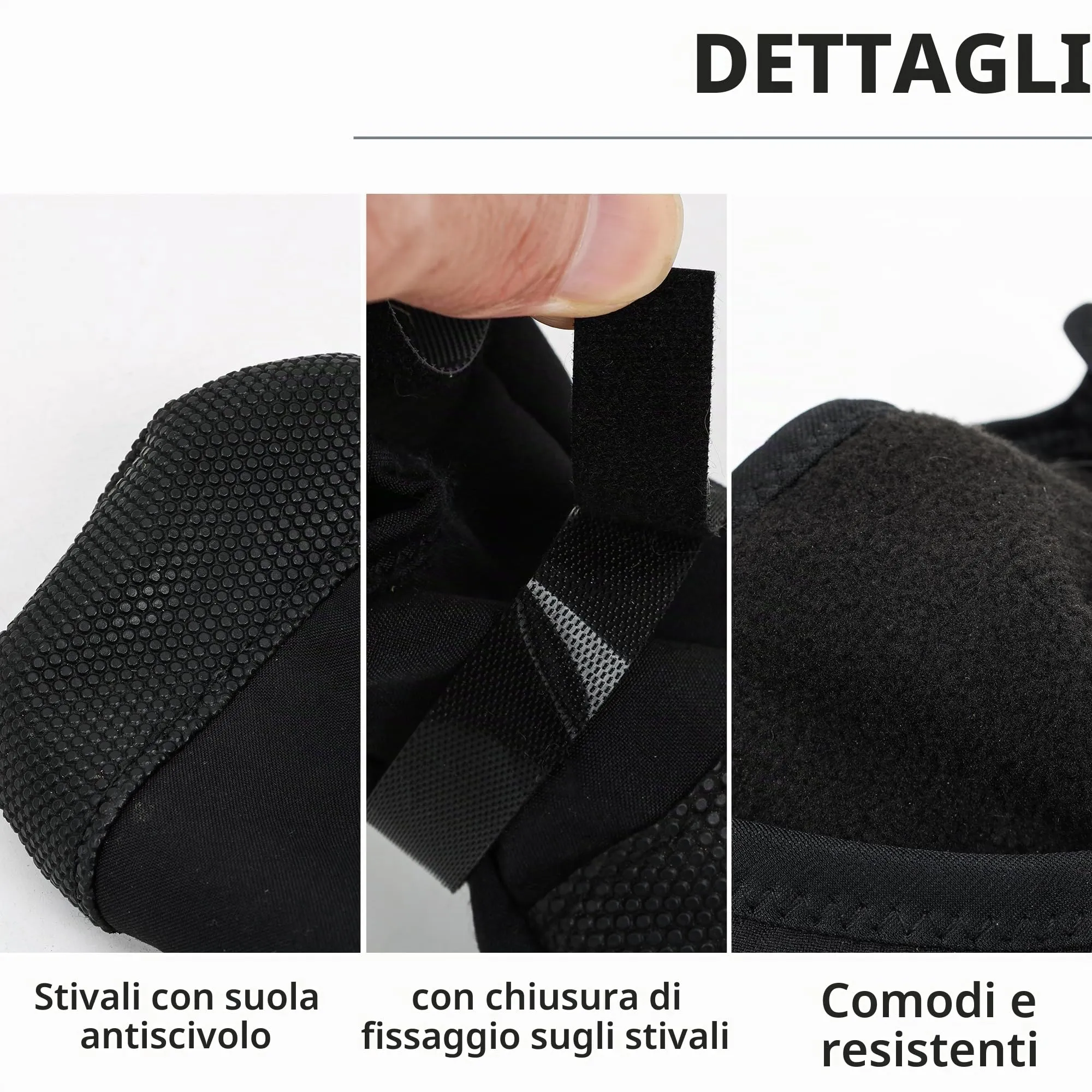 PPGGOPP Calze di Protezione e Recupero per Cani e Gatti, Stivali Protettivi in Silicone Antiscivolo per Ferite, Taglia M - immagine 3