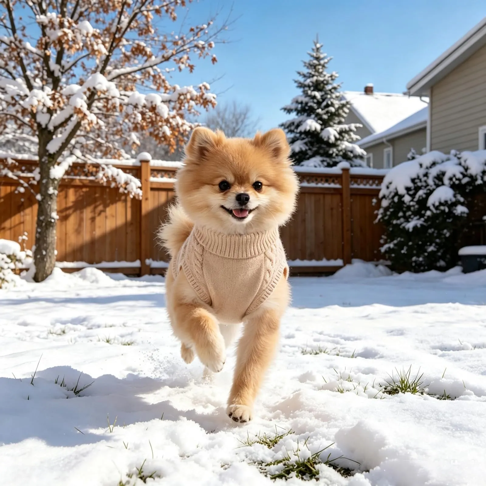Beyinkoy Maglione a maglia per cani, XL, Cachi - immagine 3