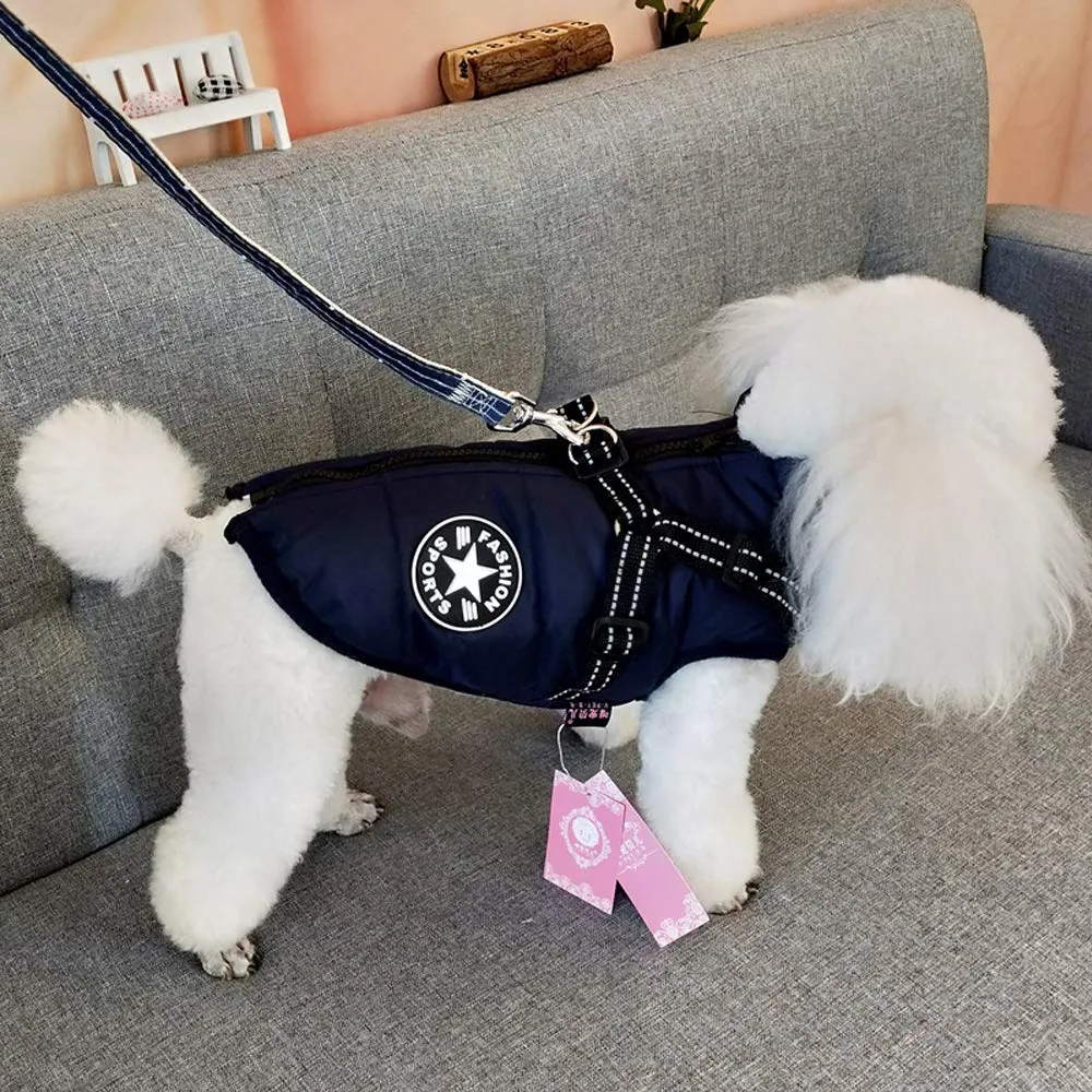 Oncpcare Pettorina invernale per cani, blu, Taglia S - immagine 7