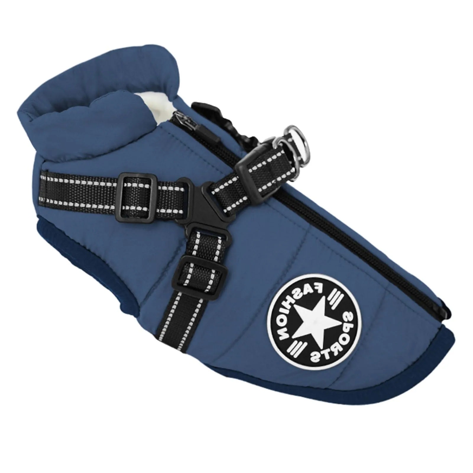 Oncpcare Pettorina Invernale per Cani, Blu, XXL - immagine 1