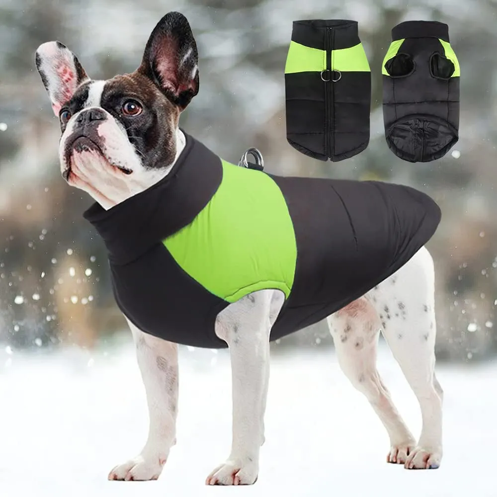 FEimaX Cappotto Cani Impermeabile Invernale Giacca Calda Antivento per Cane e Gatto - immagine 4