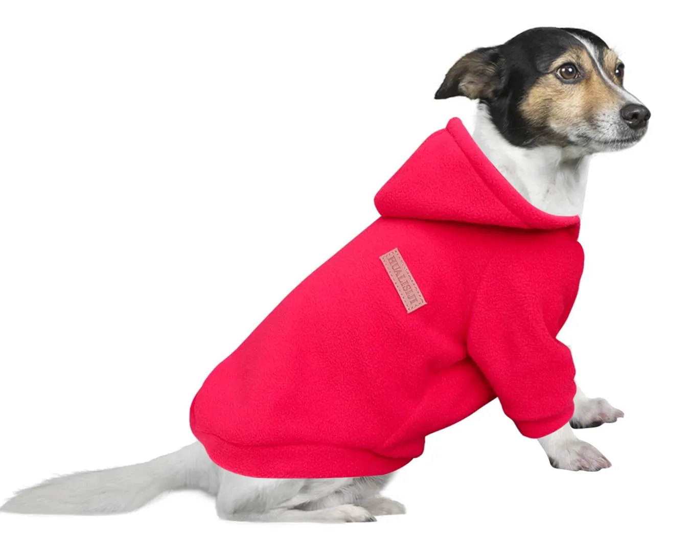 HuaLiSiJi Felpa con Cappuccio per Cani, Rosso, XXXL - immagine 1