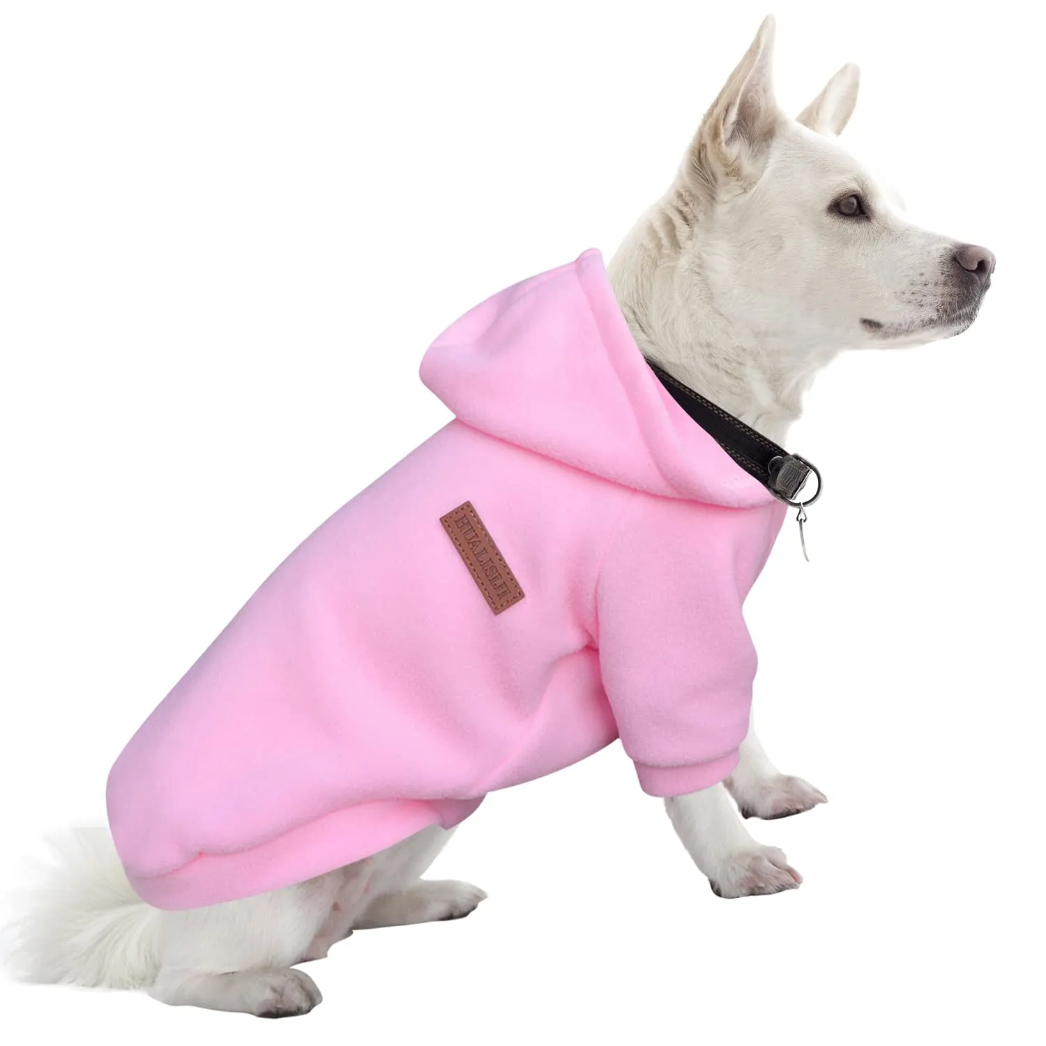 HuaLiSiJi Felpa con Cappuccio per Cani Piccola Taglia, Rosa, XL - immagine 1
