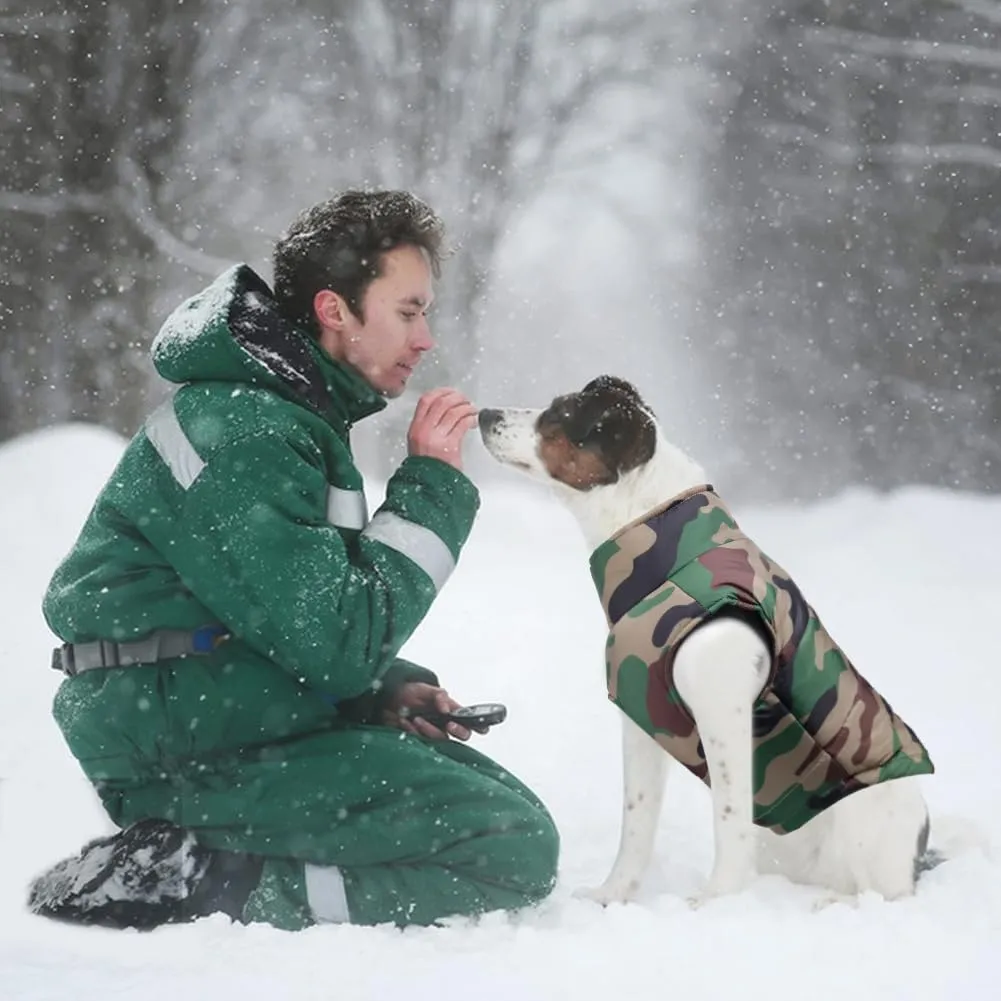 FEimaX Cappotto Cani Impermeabile Invernale Giacca Calda Antivento per Cane e Gatto - immagine 5