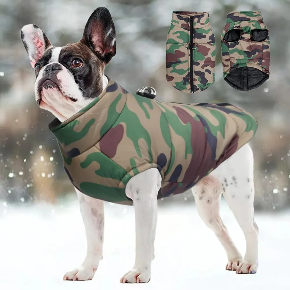 FEimaX Cappotto Cani Impermeabile Invernale Giacca Antivento e Calda per Cane e Gatto - immagine 4