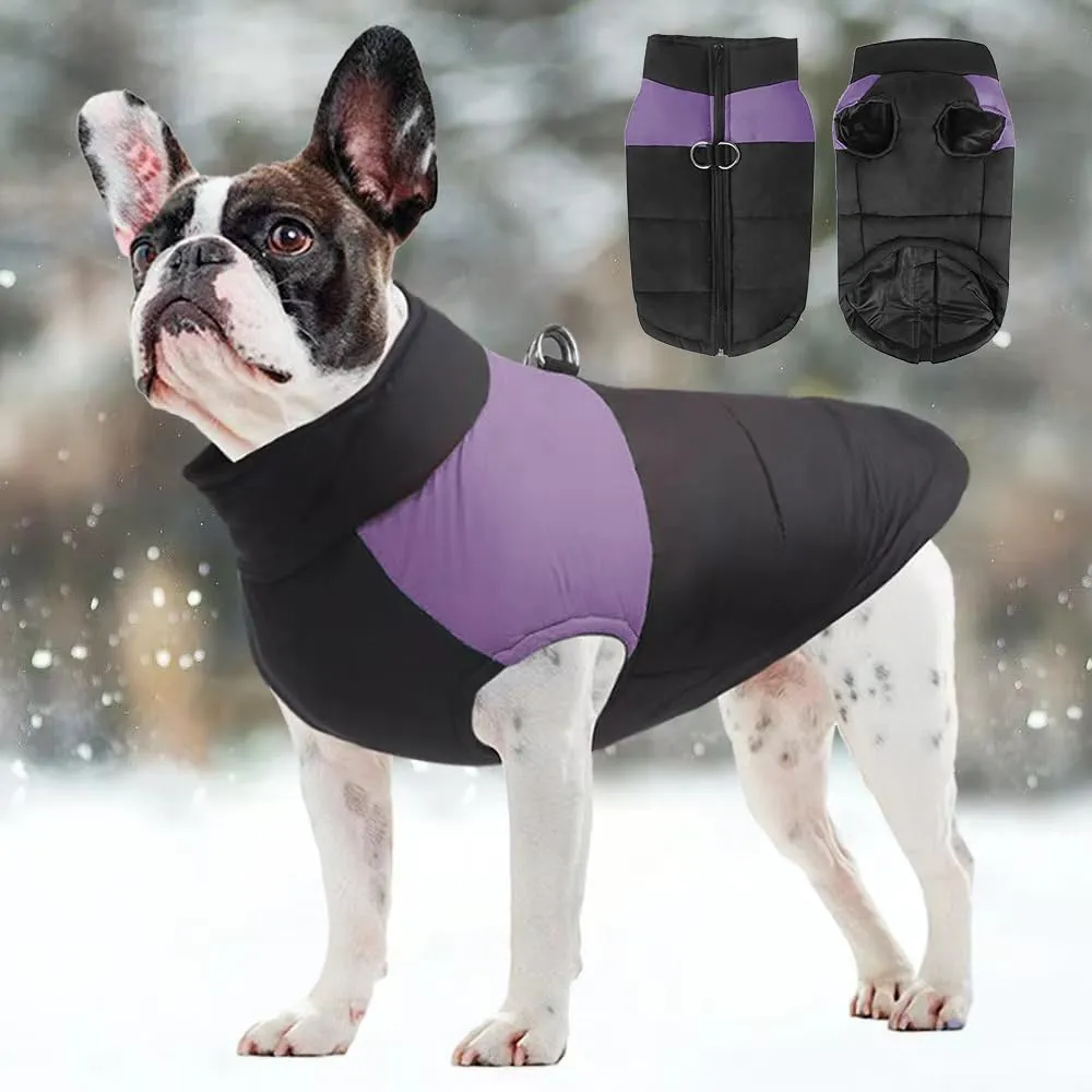 FEimaX Cappotto Cani Impermeabile Invernale, Giacca Calda Antivento per Cane e Gatto, Gilet in Cotone Morbido - immagine 4