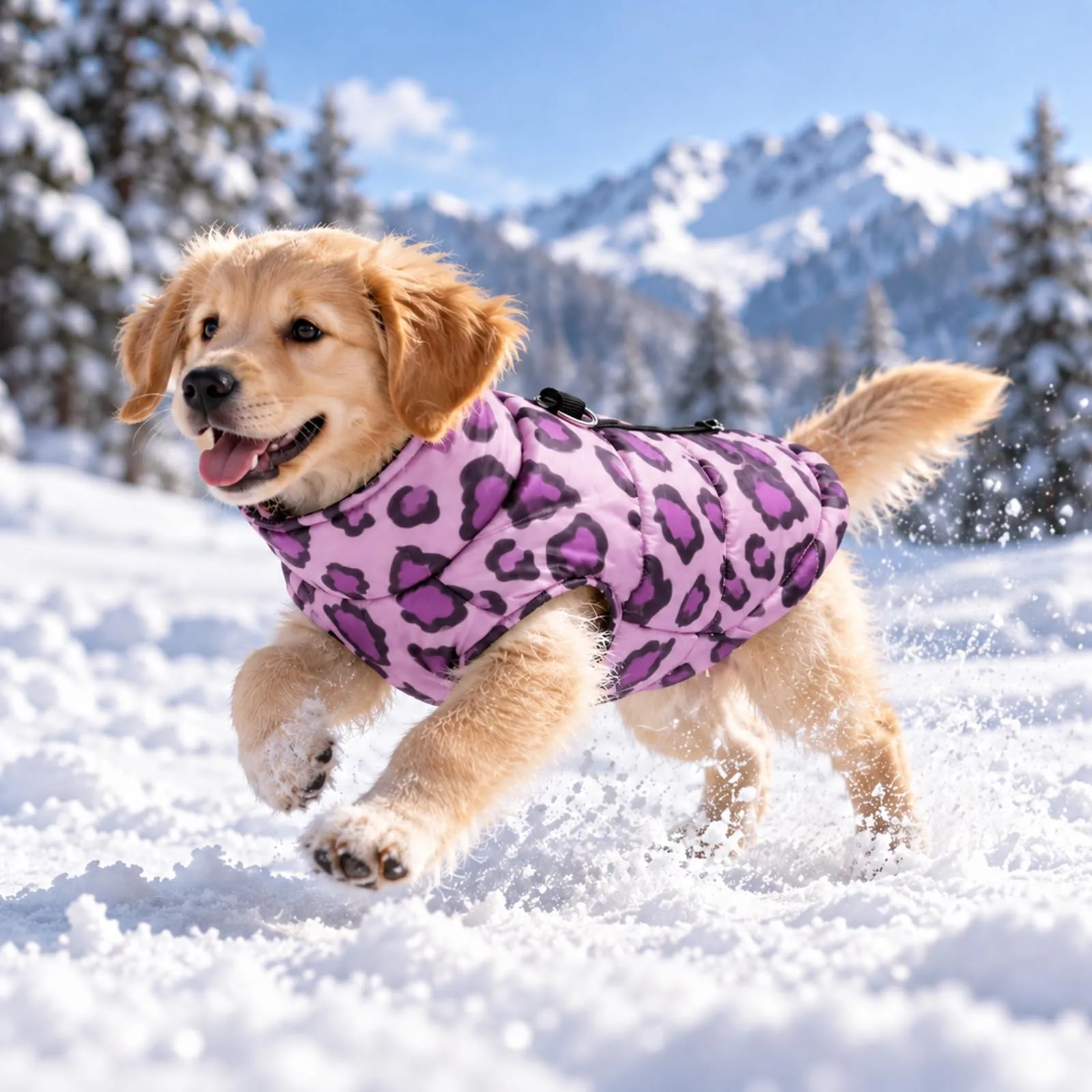FEimaX Cappotto Cani Impermeabile Invernale Giacca Antivento in Cotone e Poliestere per Cane e Gatto - immagine 8