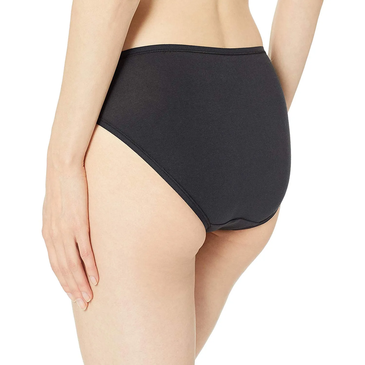 Amazon Essentials Slip Sgambate in Cotone e Spandex Donna, Confezione da 10, Nero, 48 - immagine 3