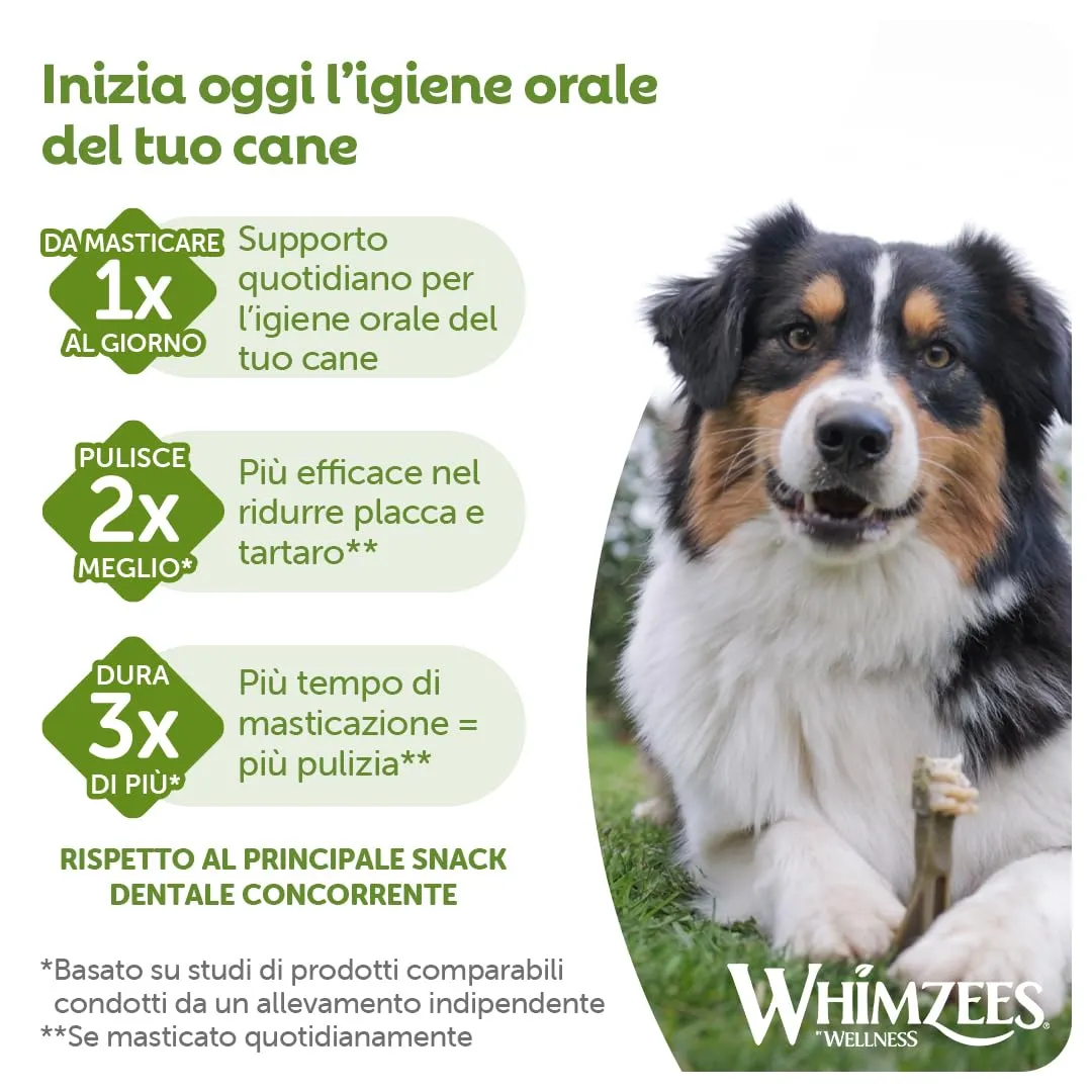 Whimzees Spazzolini da denti, Taglia M, 30 Pezzi - immagine 8
