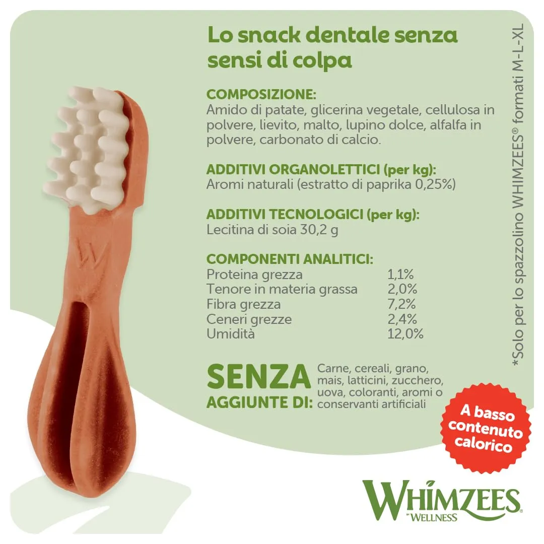 Whimzees Spazzolini da denti, Taglia M, 30 Pezzi - immagine 10
