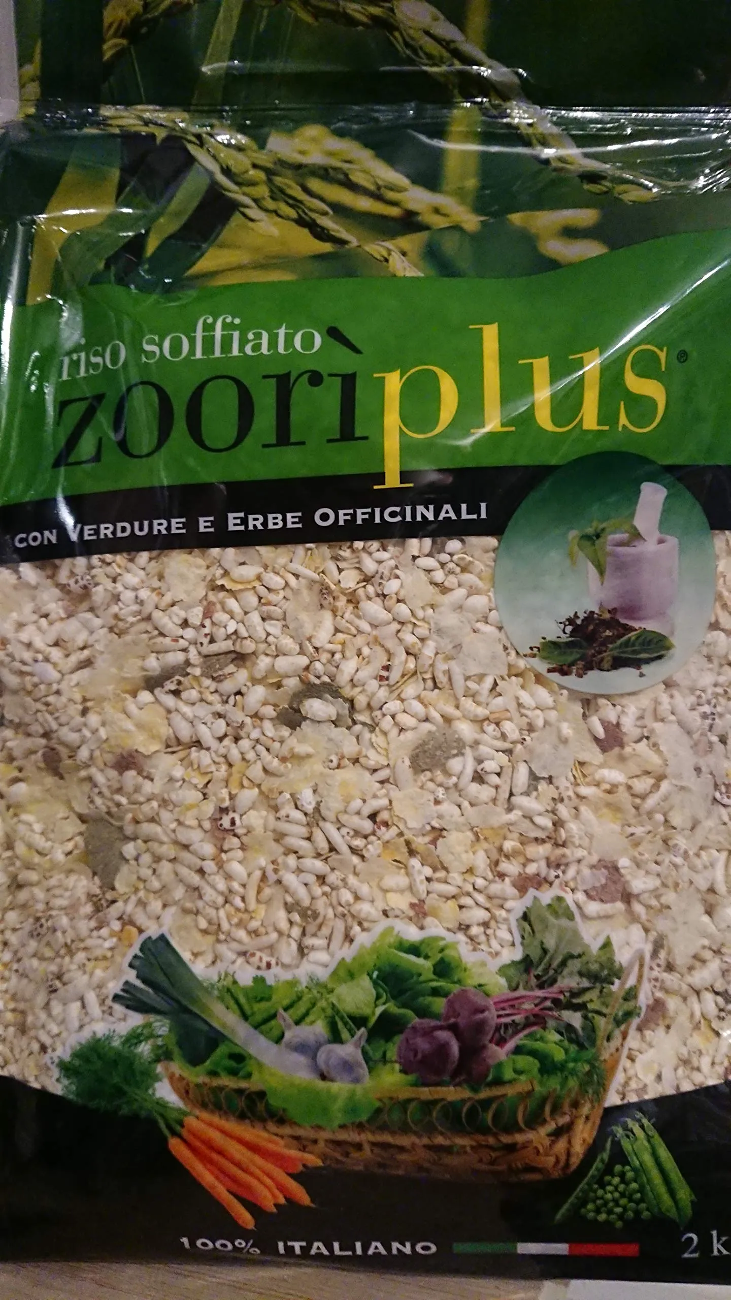 Zoorì Plus Riso soffiato con Verdure ed Erbe officinali 2 kg - immagine 1