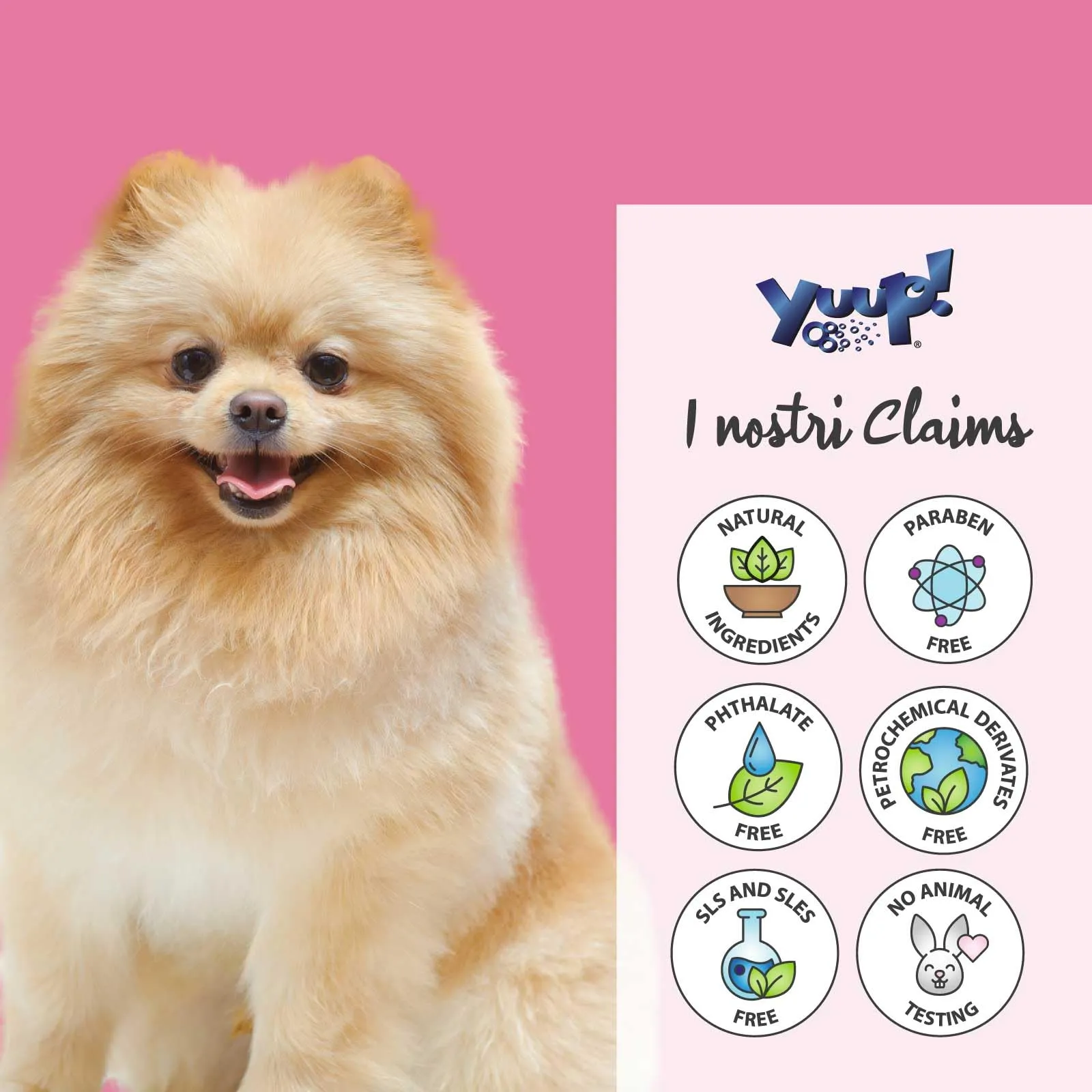 Yuup Kit Volume e Ricci - Shampoo Volumizzante, Maschera Volumizzante e Scioglinodi Lucidante per Cani e Gatti - immagine 5