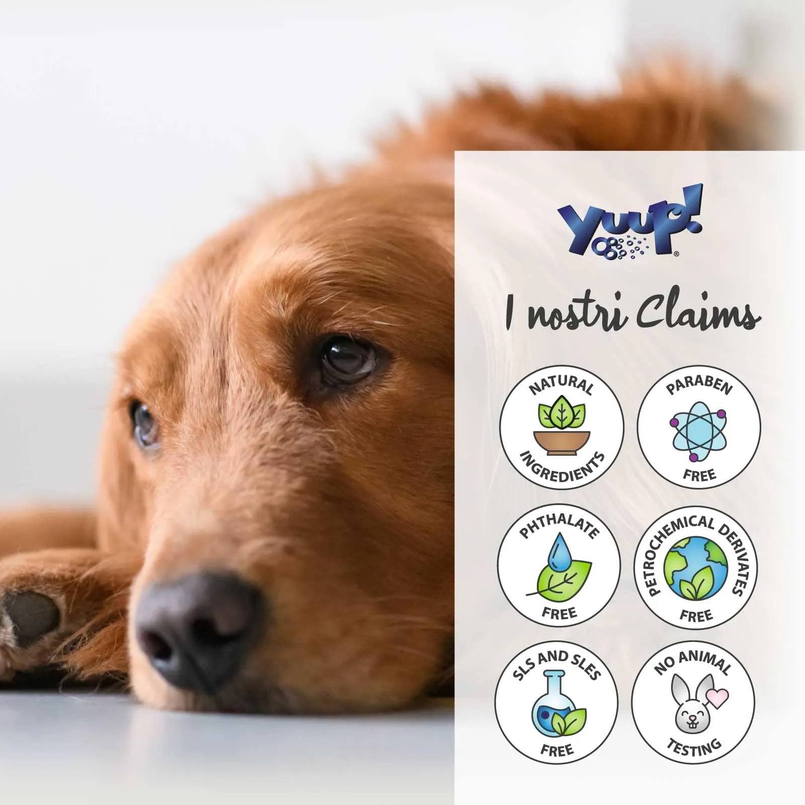 Yuup Kit Manti Scuri - Shampoo, Balsamo Districante e Pink Velvet per Cani e Gatti - immagine 5
