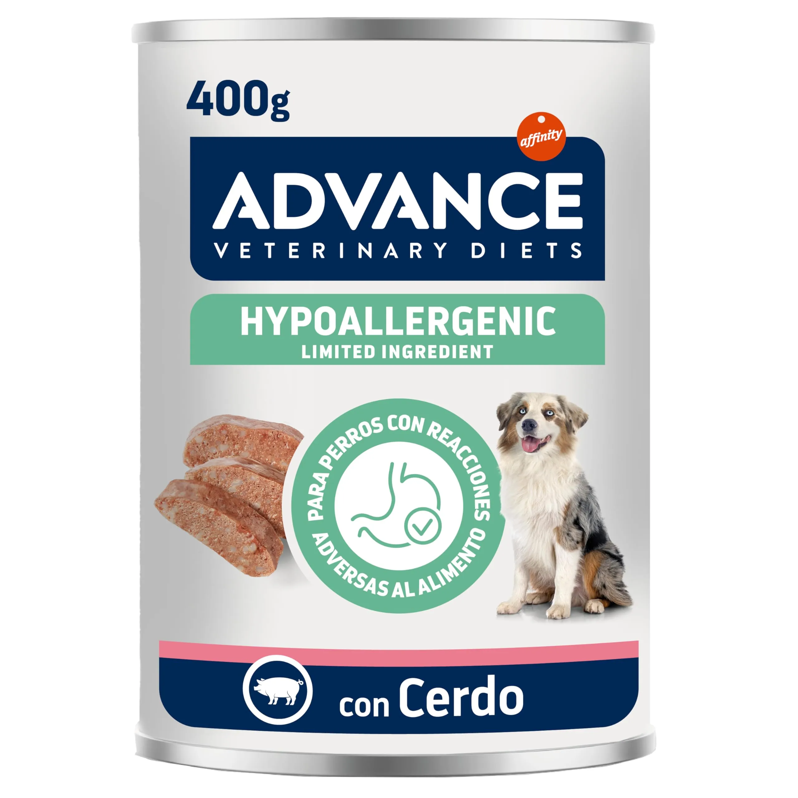 Advance Veterinary Diets Hypoallergenic Dog Wet Food with Pork - 6 x 400g - immagine 2