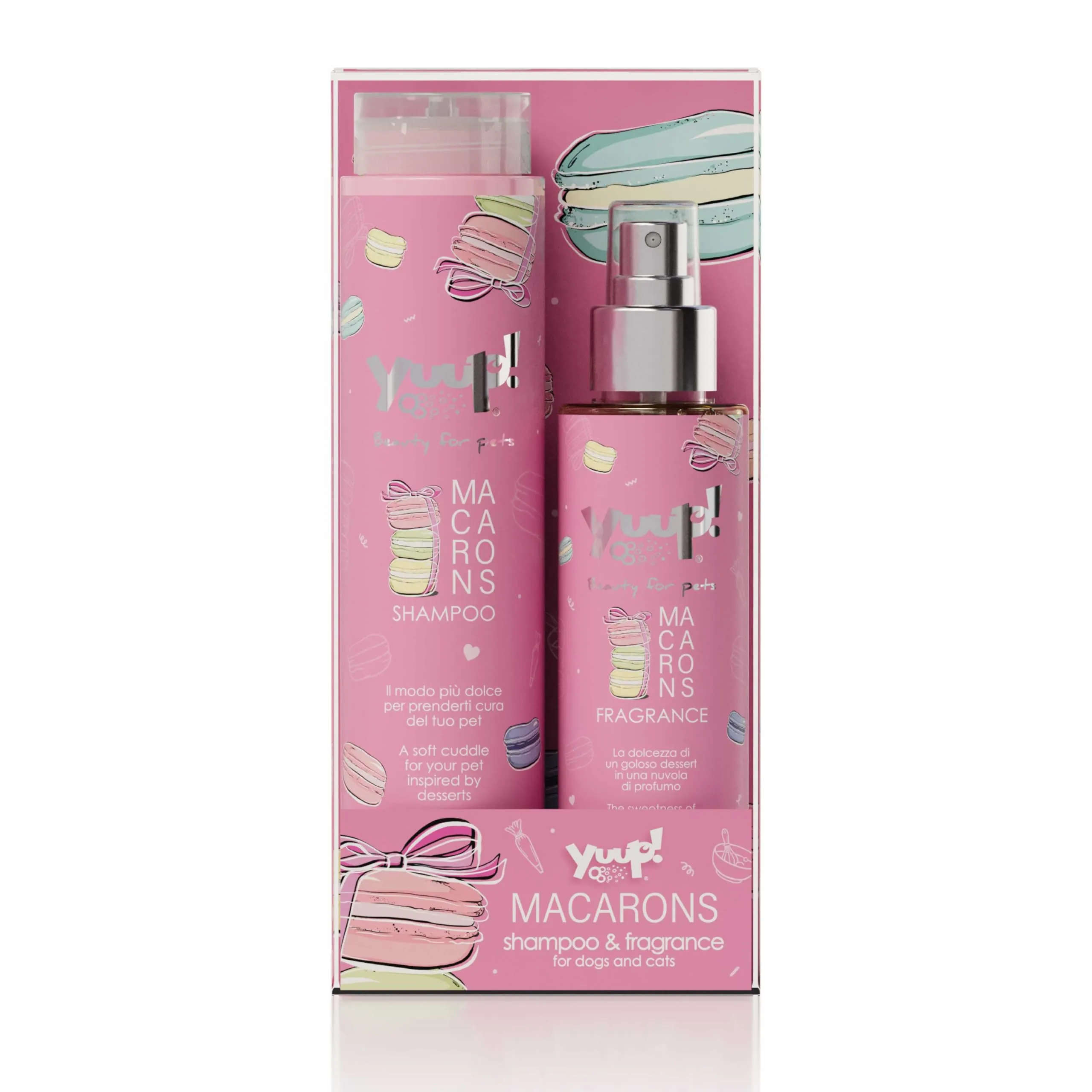 Yuup Macarons Duo Shampoo e Fragranza per cani e gatti - immagine 1