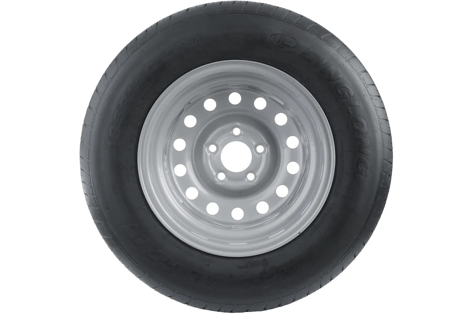 UNITRAILER Ruota Completa Rinforzata 185/80 R14C per Rimorchio Pesante, Portata 900 kg, Pneumatico Linglong R701, Cerchio in Acciaio 5.5Jx14 5x112 ET30 - immagine 6