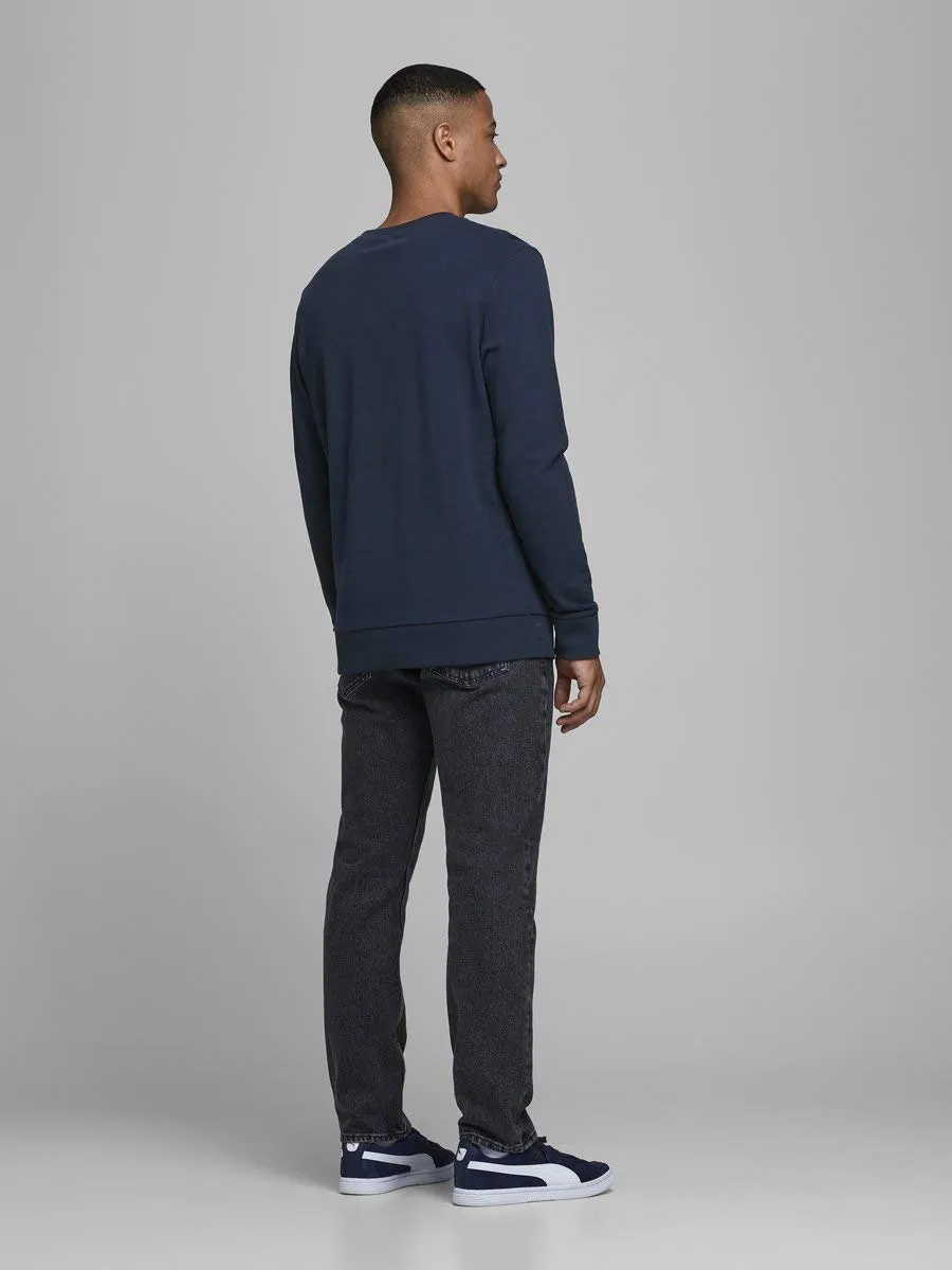 Jack & Jones Maglione da Uomo Blu Navy Blazer - M - immagine 3