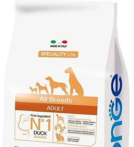 Monge Natural Superpremium Monoprotein Adult Duck with Rice and Potatoes Dog Food, 12 kg - immagine 2