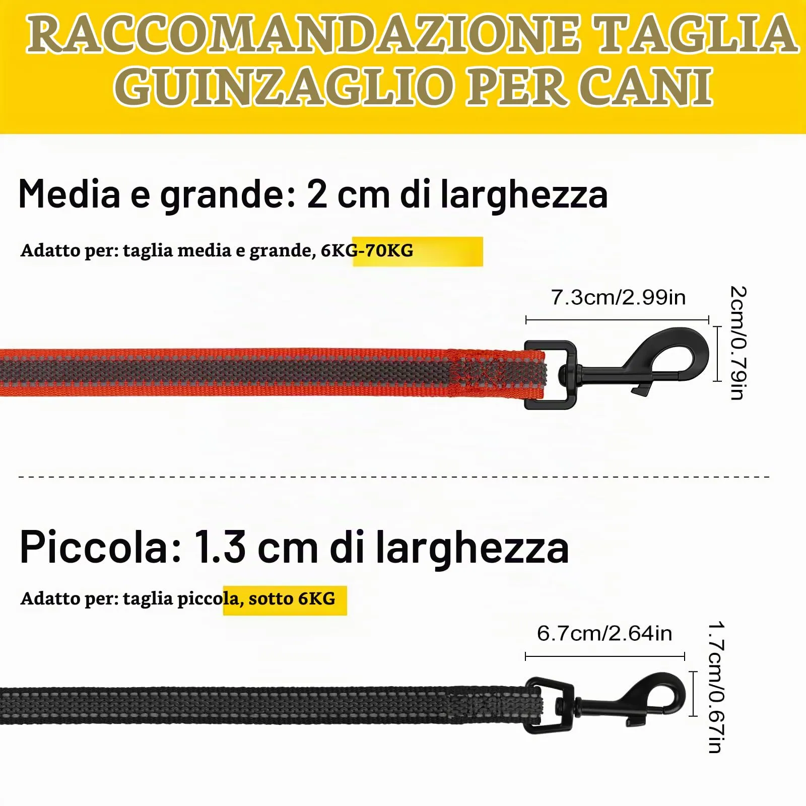 X XBEN Guinzaglio per Cani Riflettente, 20mm x 1,8m, con Manico Imbottito, Rosso - immagine 7