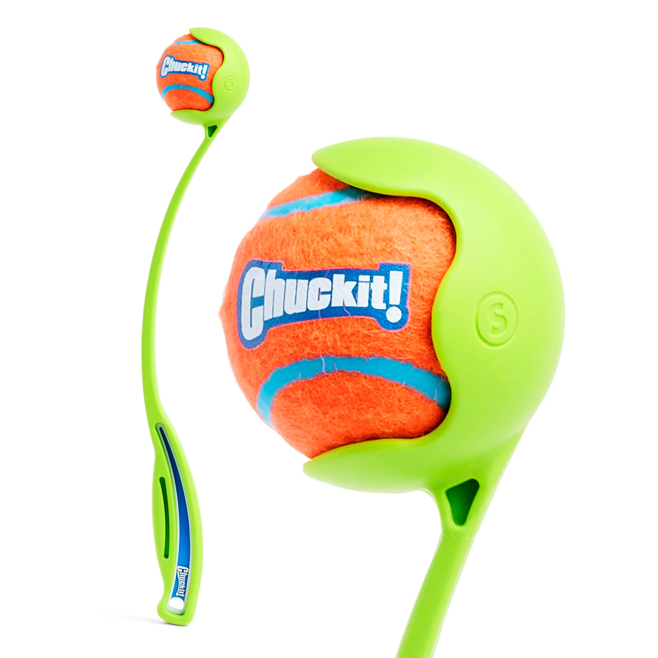 Chuckit! Lancia-palline per cani con pallina da tennis, Small 36 cm - immagine 7