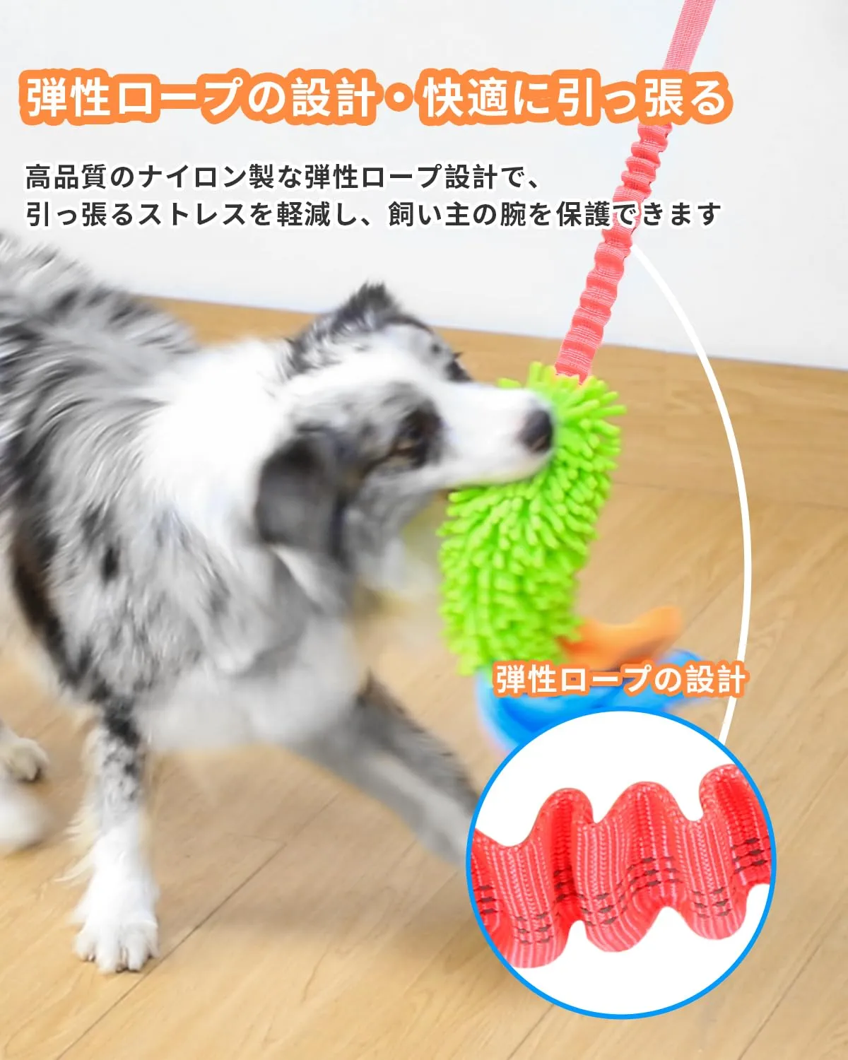 SCHITEC Giocattoli per Rimorchiatore Interattivo per Cani, Corda Tira e Molla per Addestramento, 2 Pezzi - immagine 3