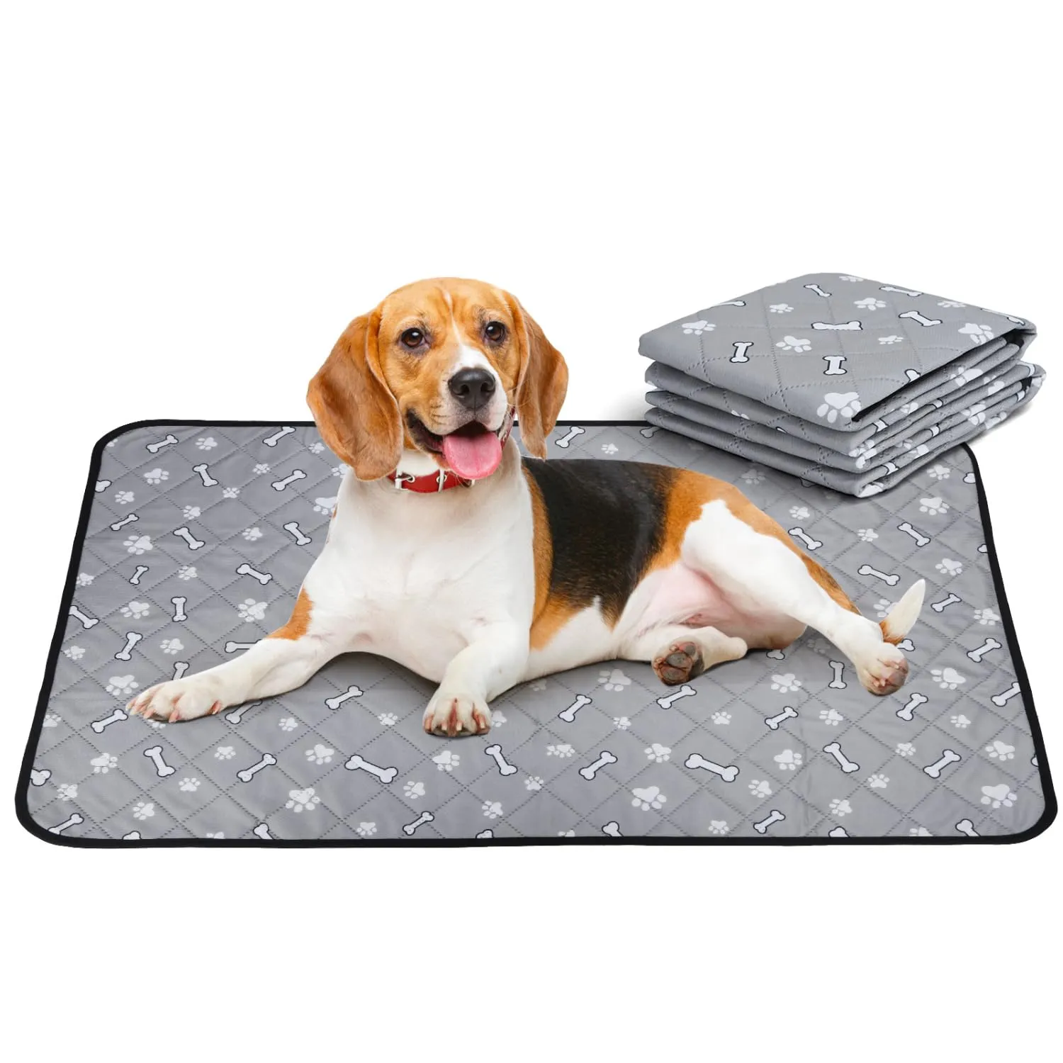 Nobleza Tappetini Lavabili e Riutilizzabili per Cani e Gatti, 90x80 cm, Set da 2 Pezzi - immagine 1