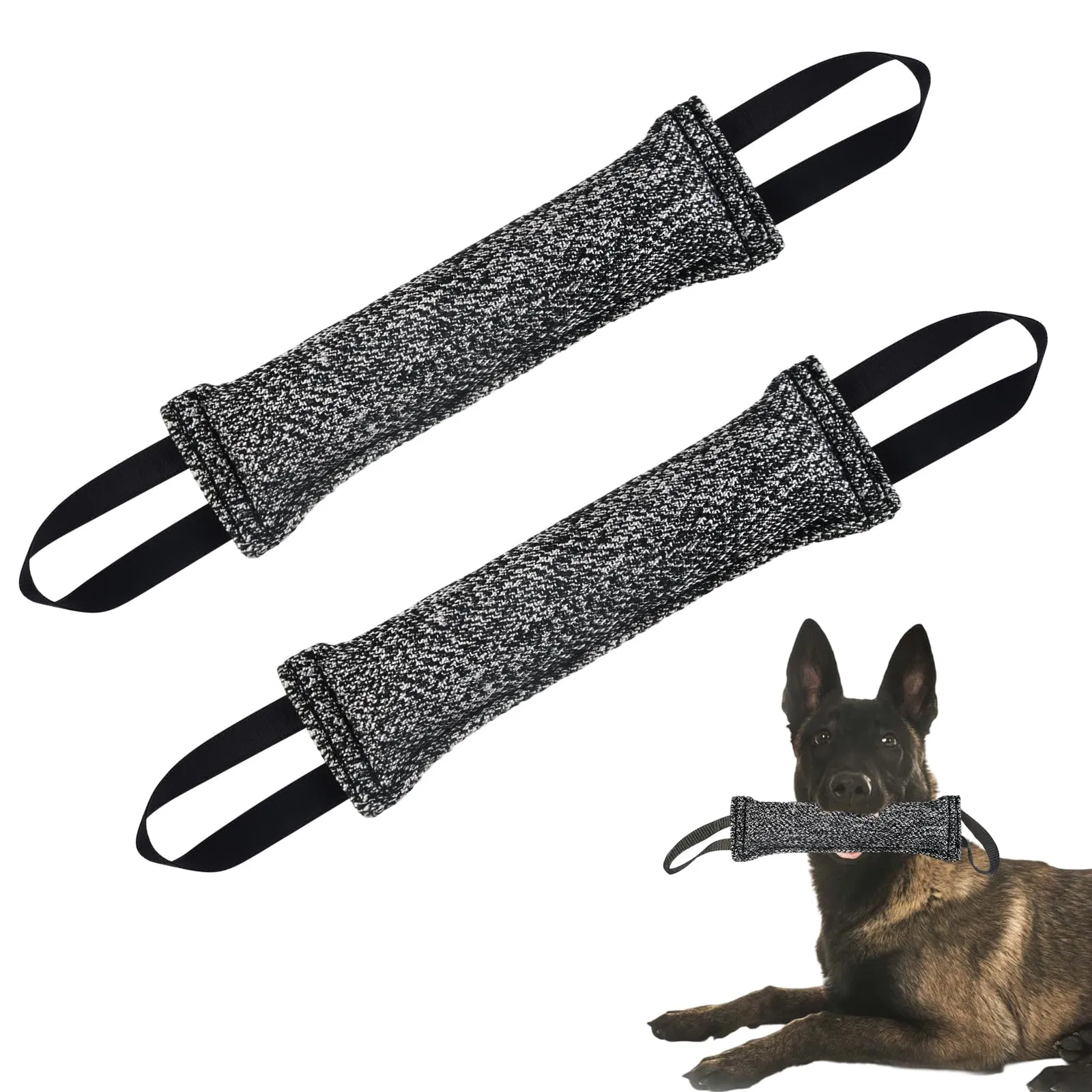 Ziyonix Manicotto per Cani 30cm con 2 Maniglie, Set da 2 Pezzi - immagine 1